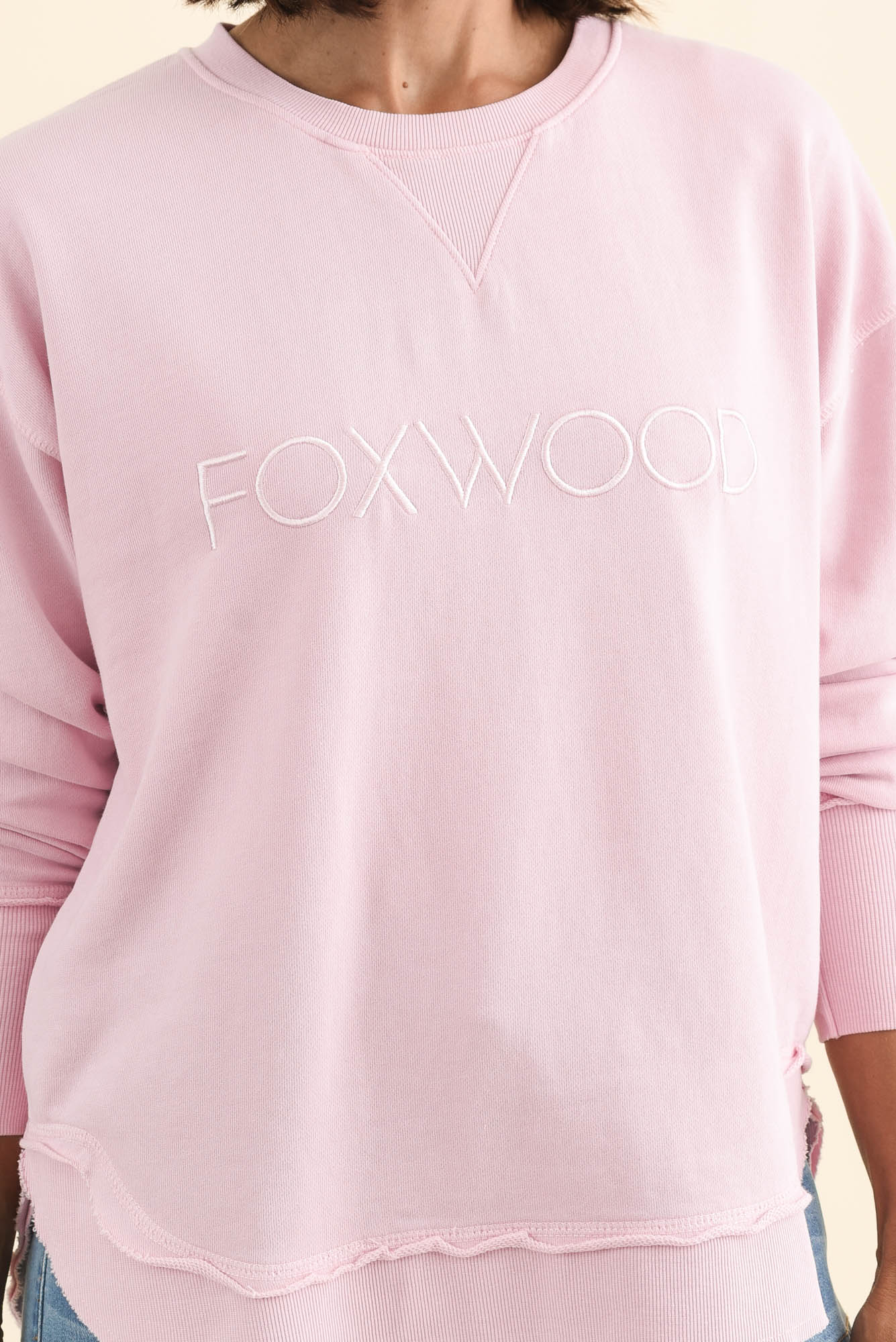 Simplified Blush Crewneck Sweatshirt - Image 5