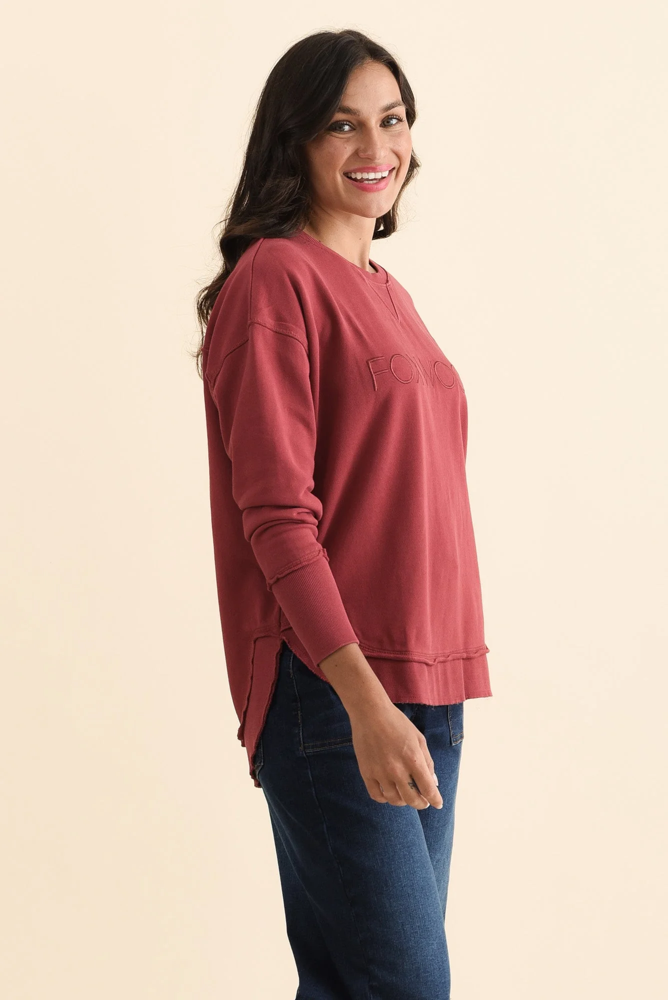 Simplified Cherry Crewneck Sweatshirt - Image 3