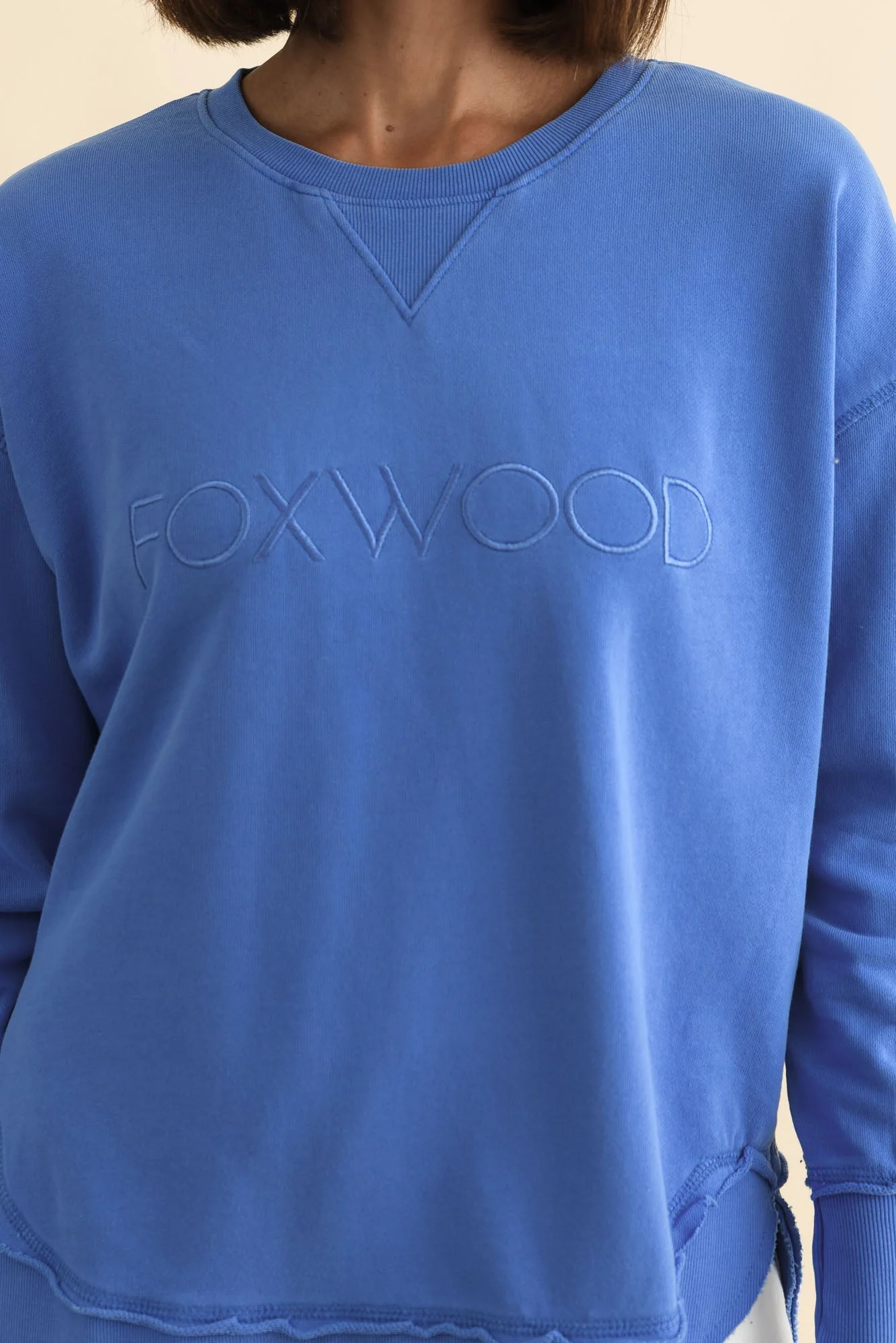 Simplified Cobalt Crewneck Sweatshirt - Image 6