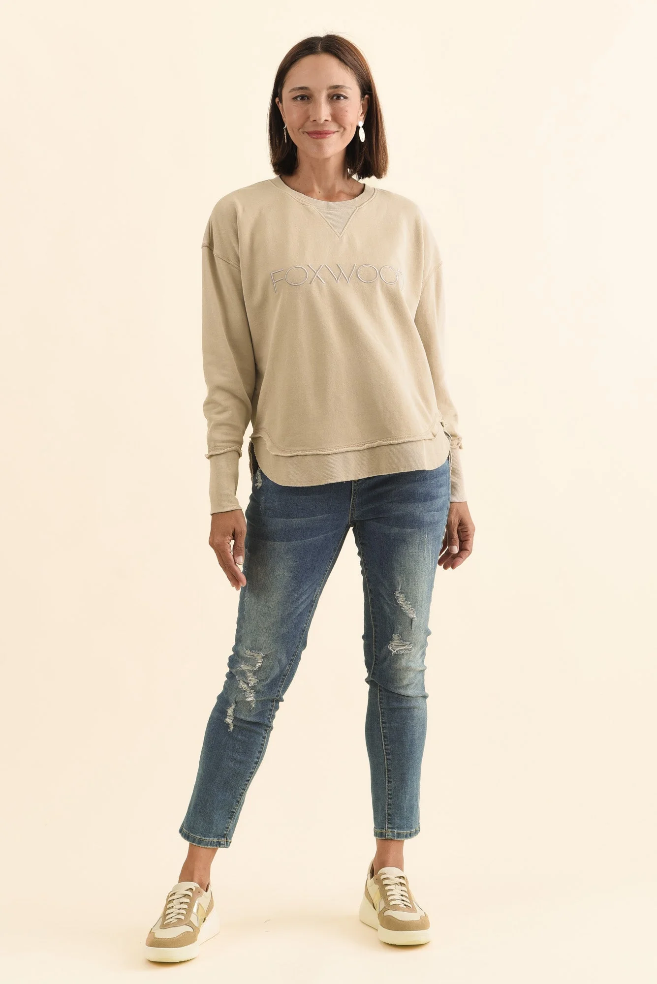 Simplified Oat Crewneck Sweatshirt - Image 2