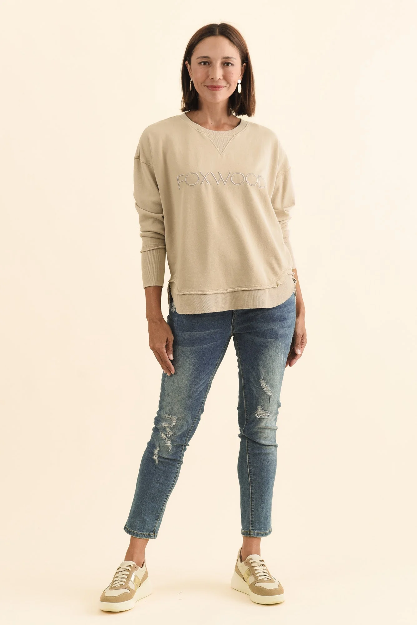 Simplified Oat Crewneck Sweatshirt - Image 3