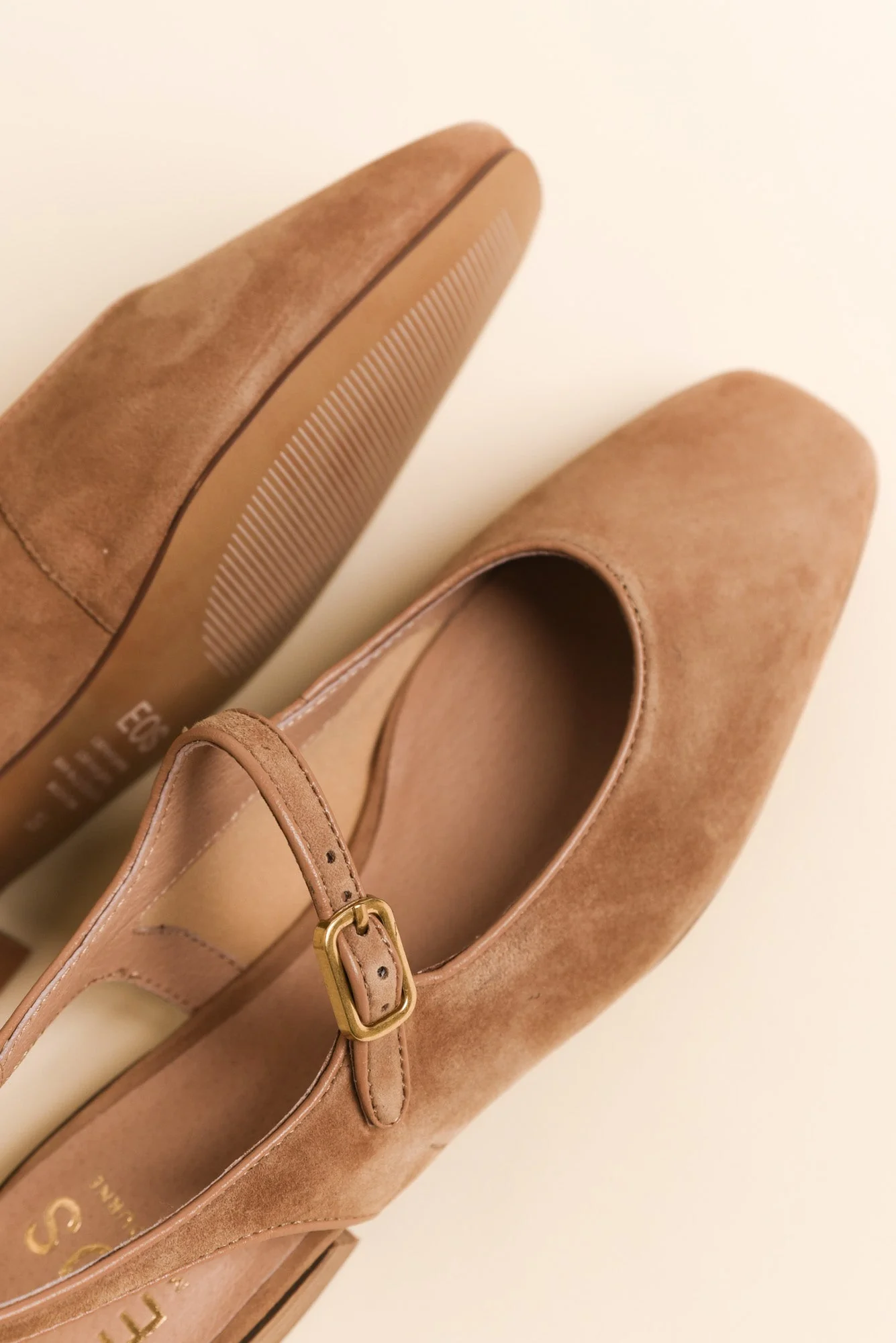 Sophina Camel Suede Slingback Mule - Image 3