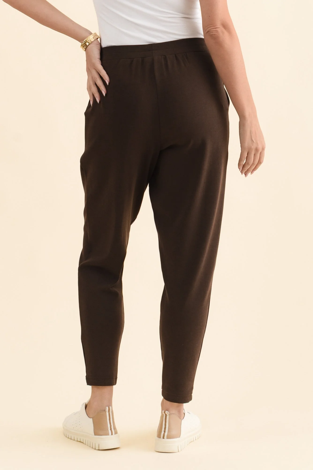 SuedeLuxe Chocolate Pocket Pants - Image 4