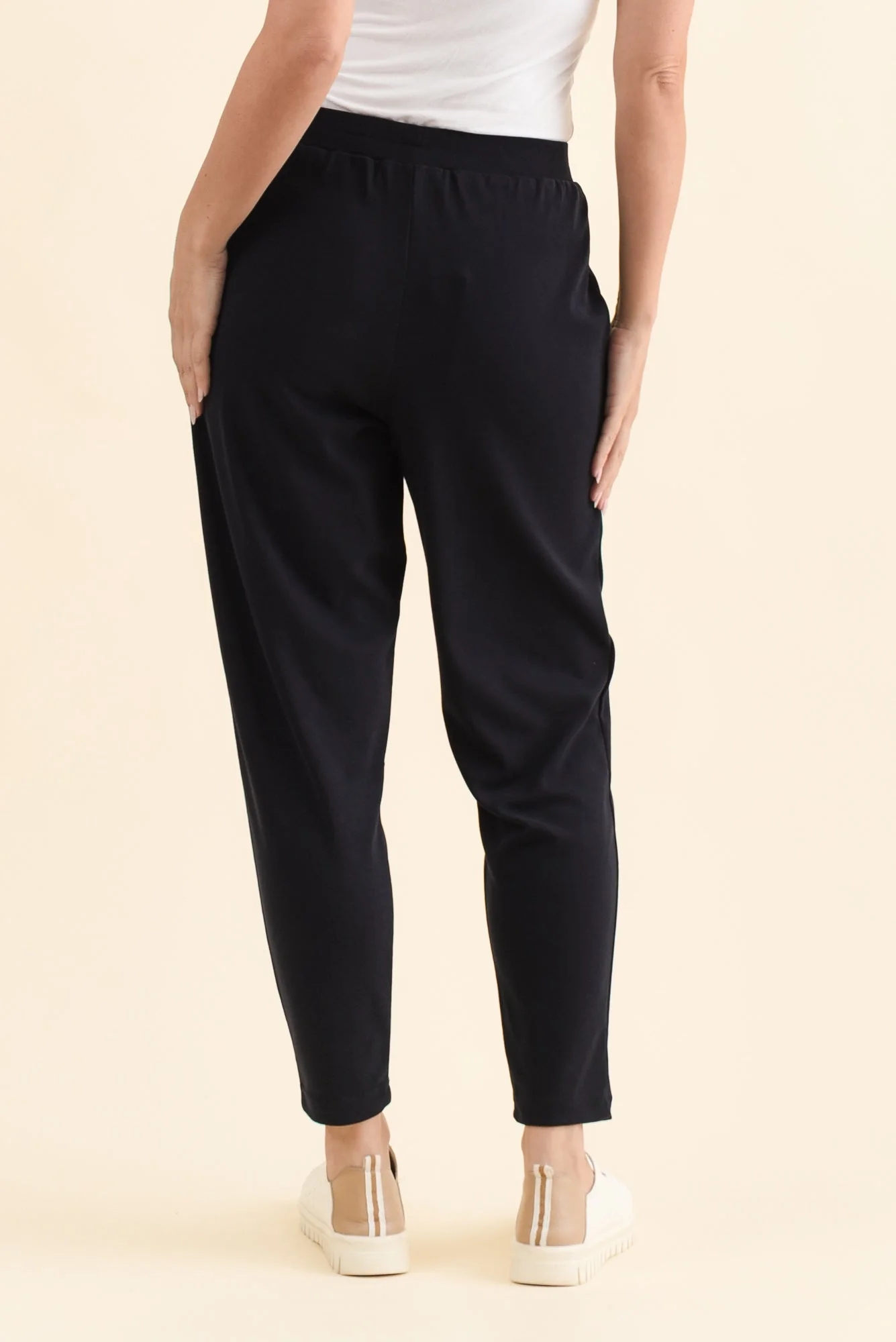 SuedeLuxe Navy Pocket Pants - Image 4