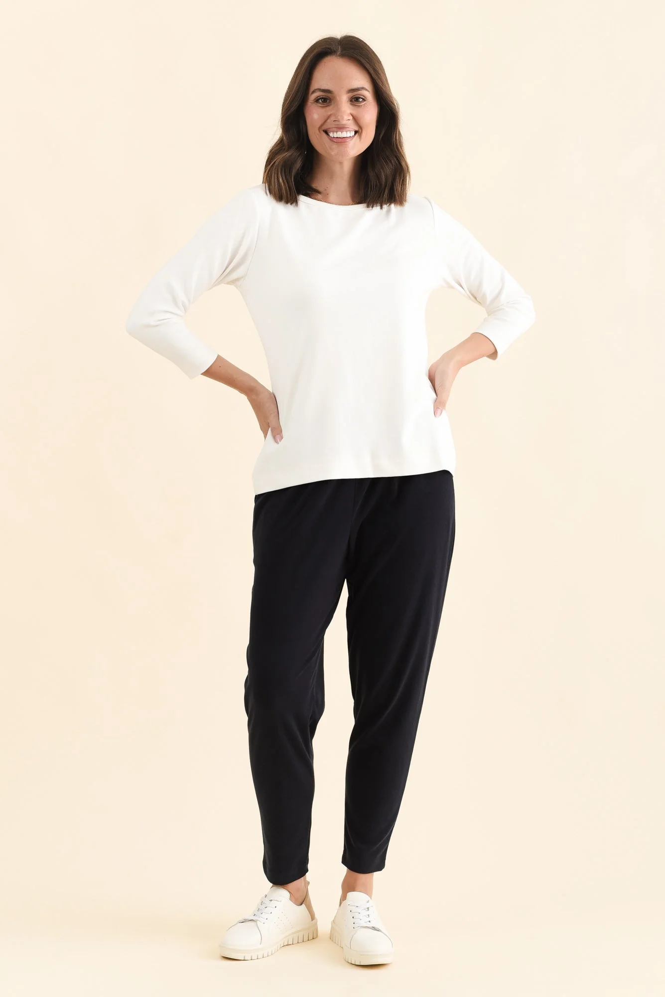 SuedeLuxe Navy Pocket Pants - Image 6