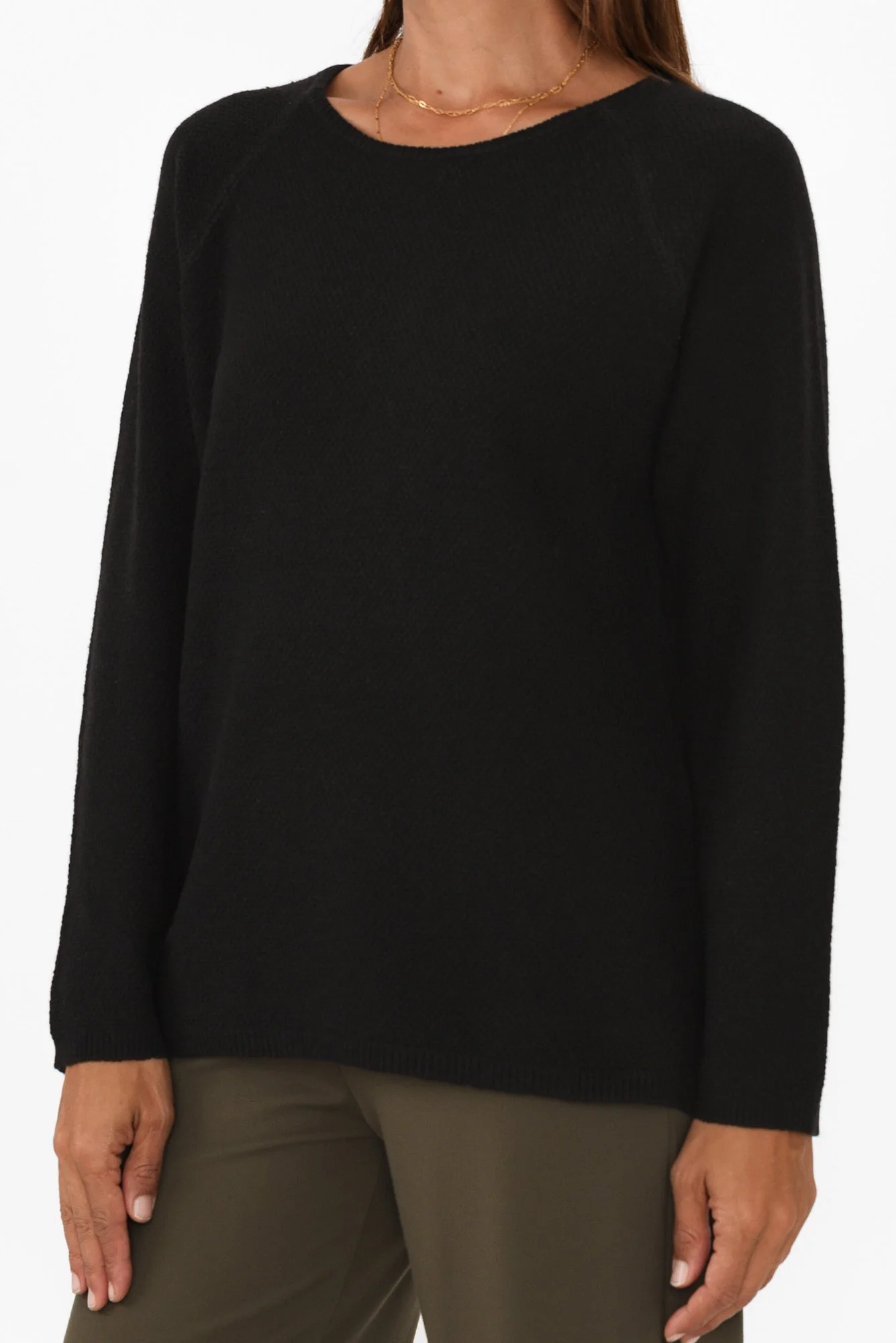 Sylvie Black Knit Sweater - Image 6