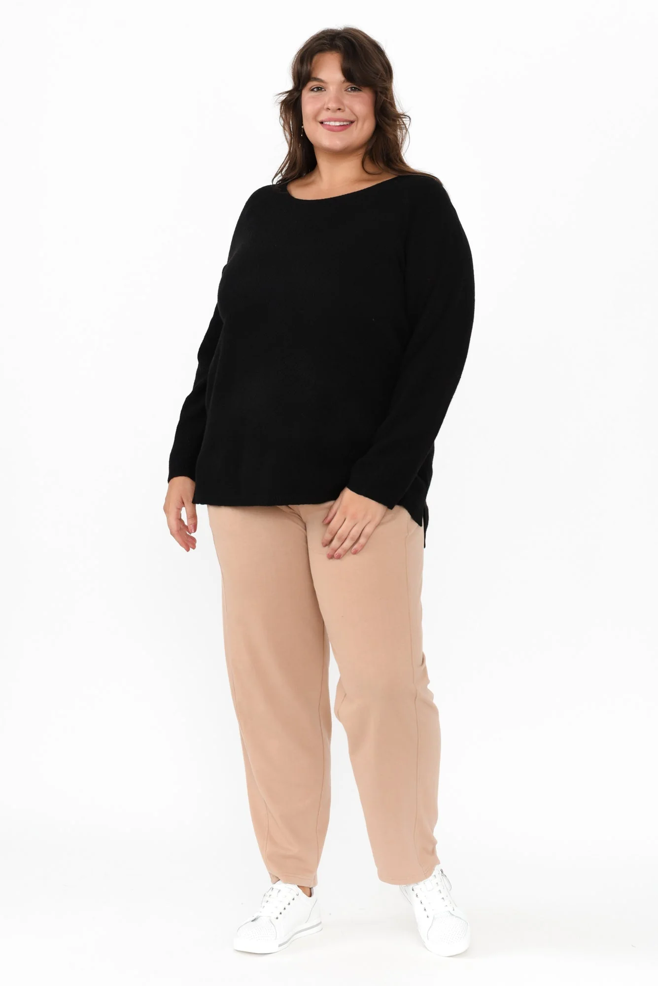 Sylvie Black Knit Sweater - Image 8
