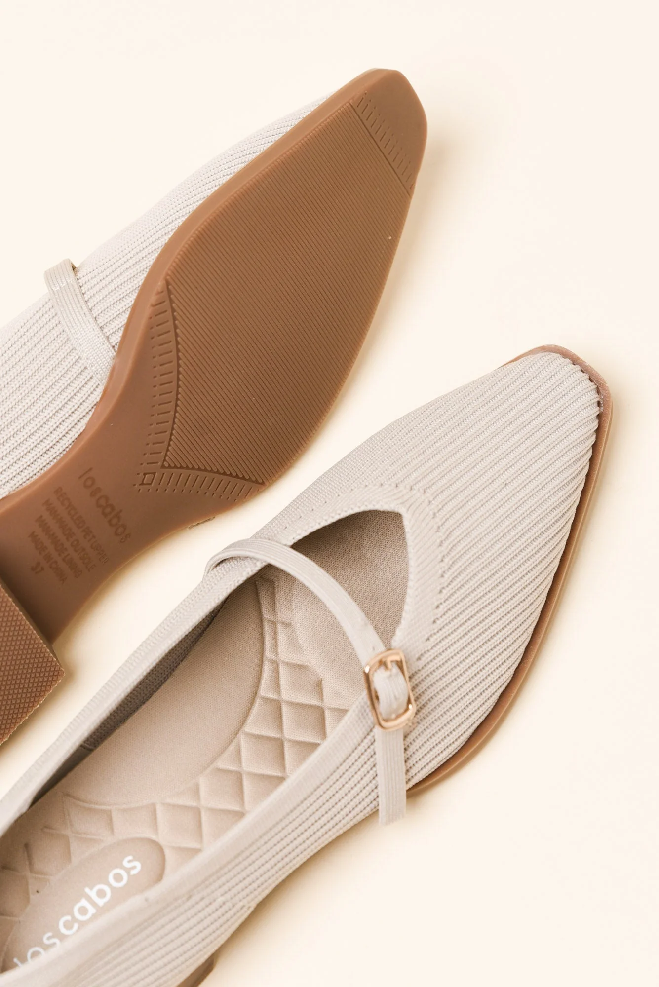 Syri Taupe Ballet Flat - Image 4