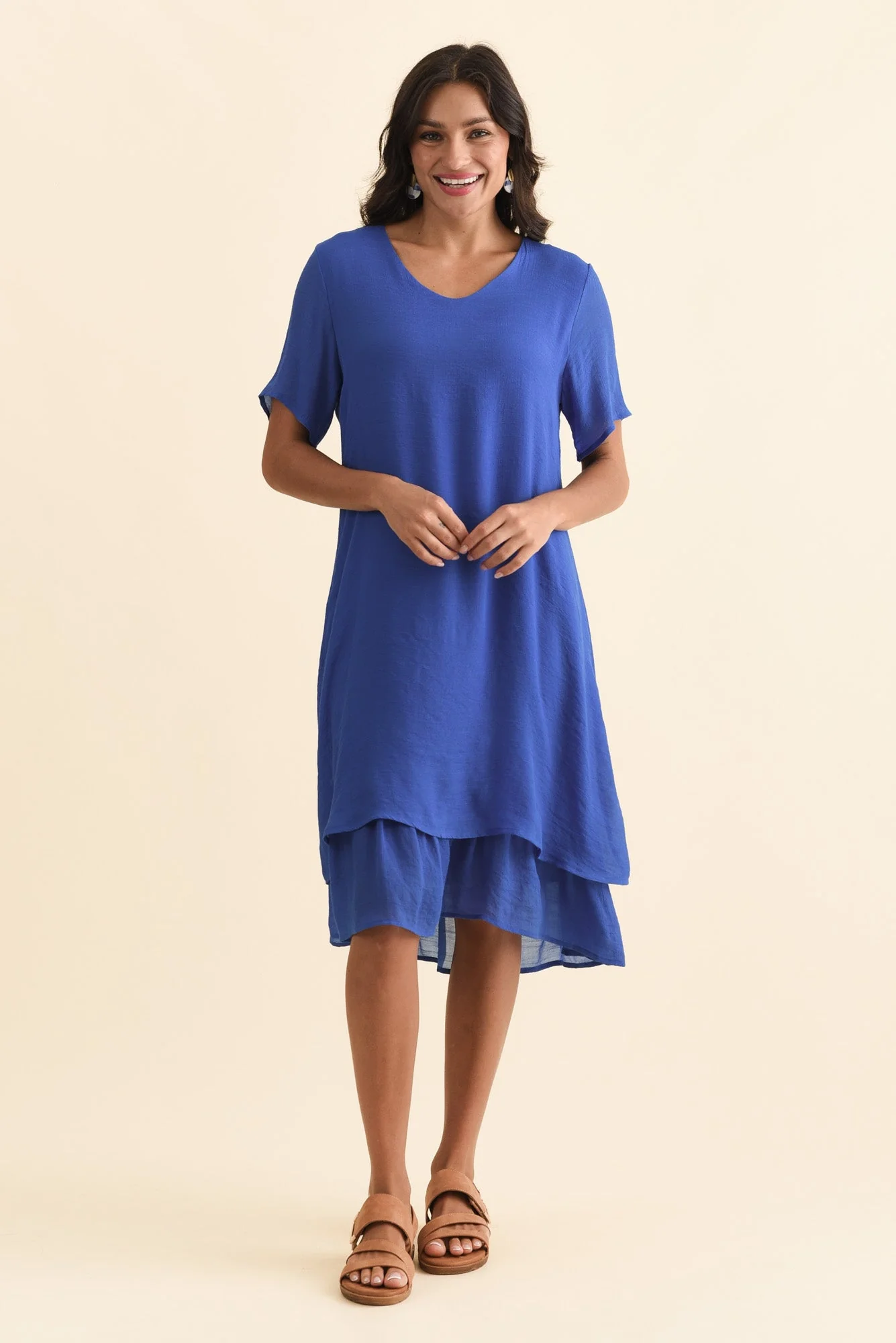 Talon Cobalt Layers Dress - Image 2