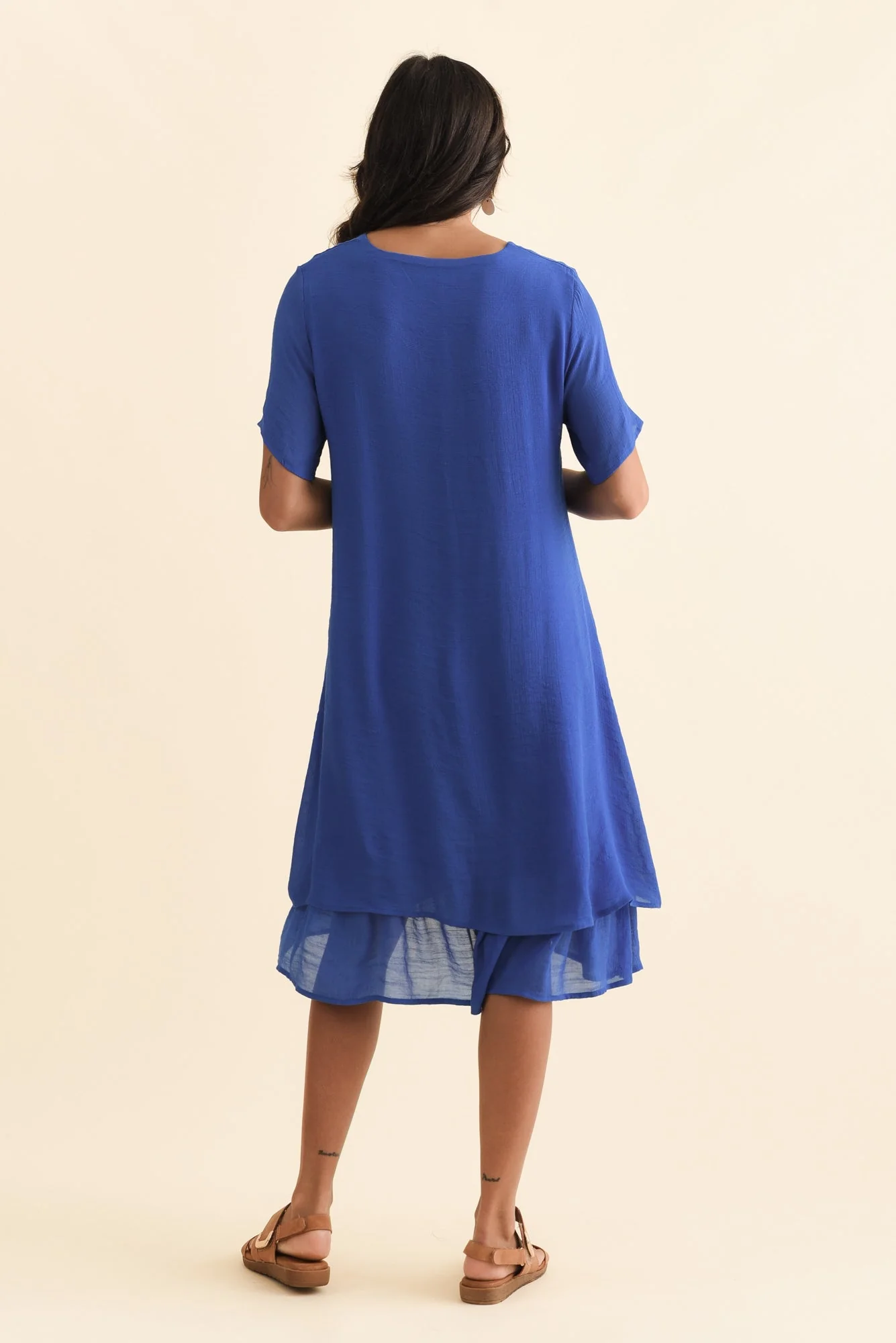 Talon Cobalt Layers Dress - Image 4