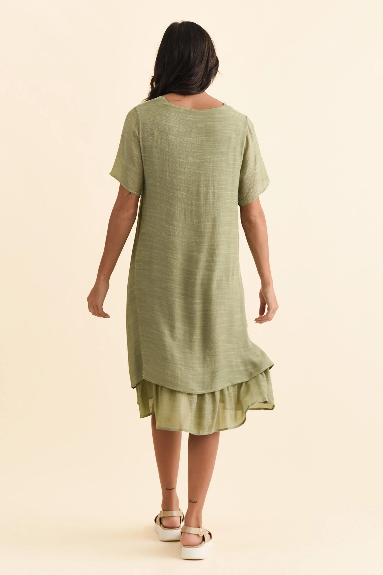 Talon Sage Layers Dress - Image 4