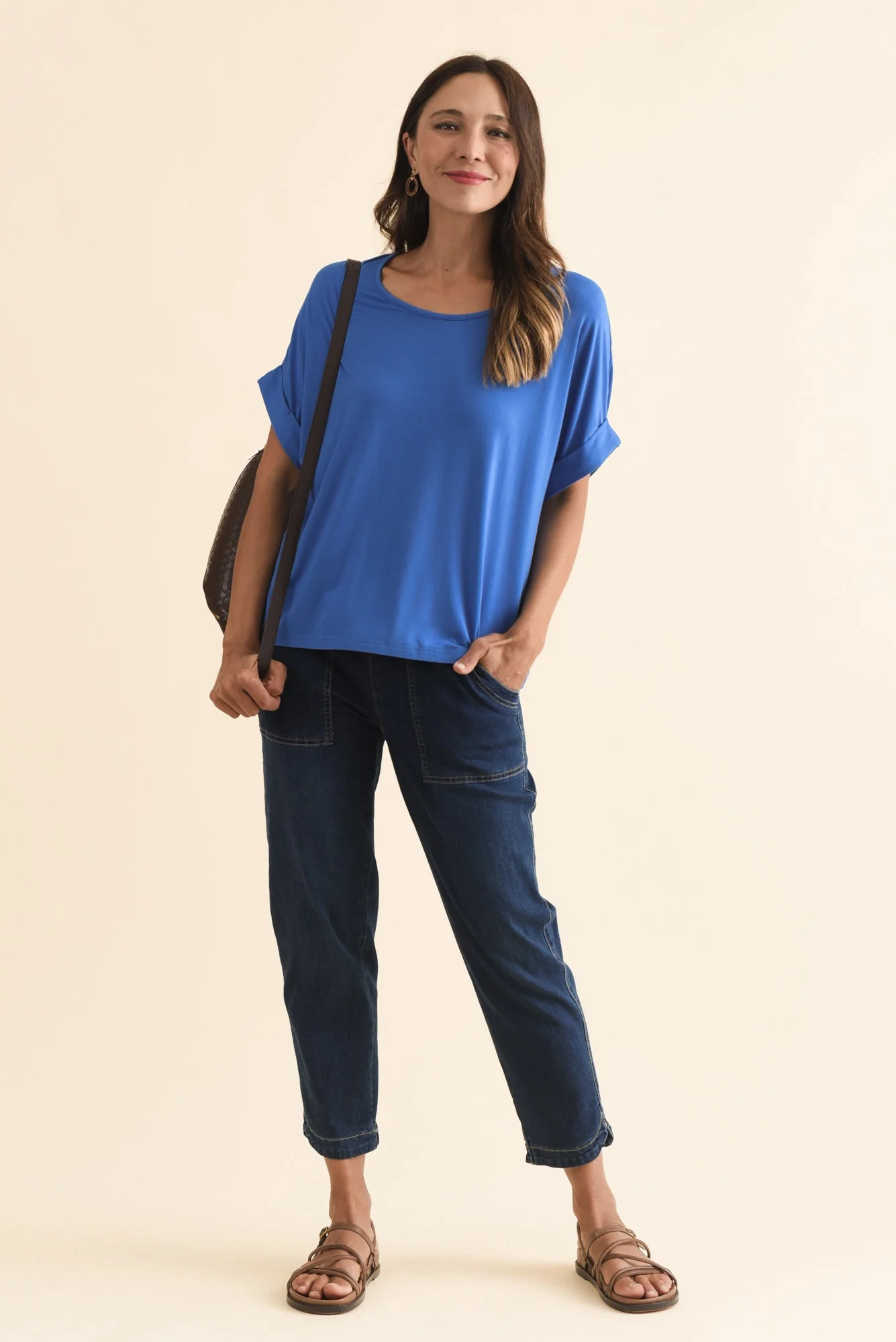 Talullah Blue Bamboo Top - Image 2