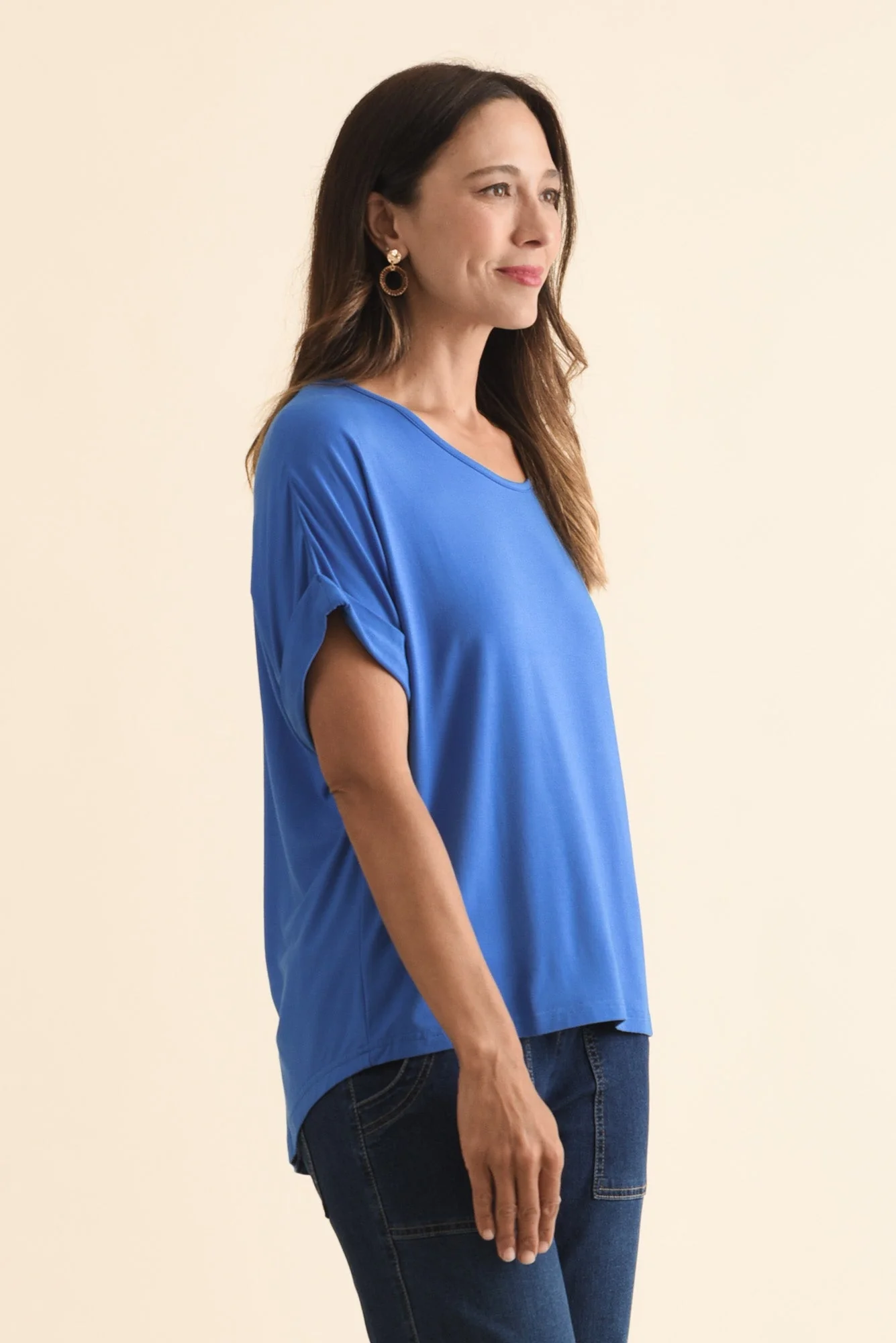 Talullah Blue Bamboo Top - Image 3