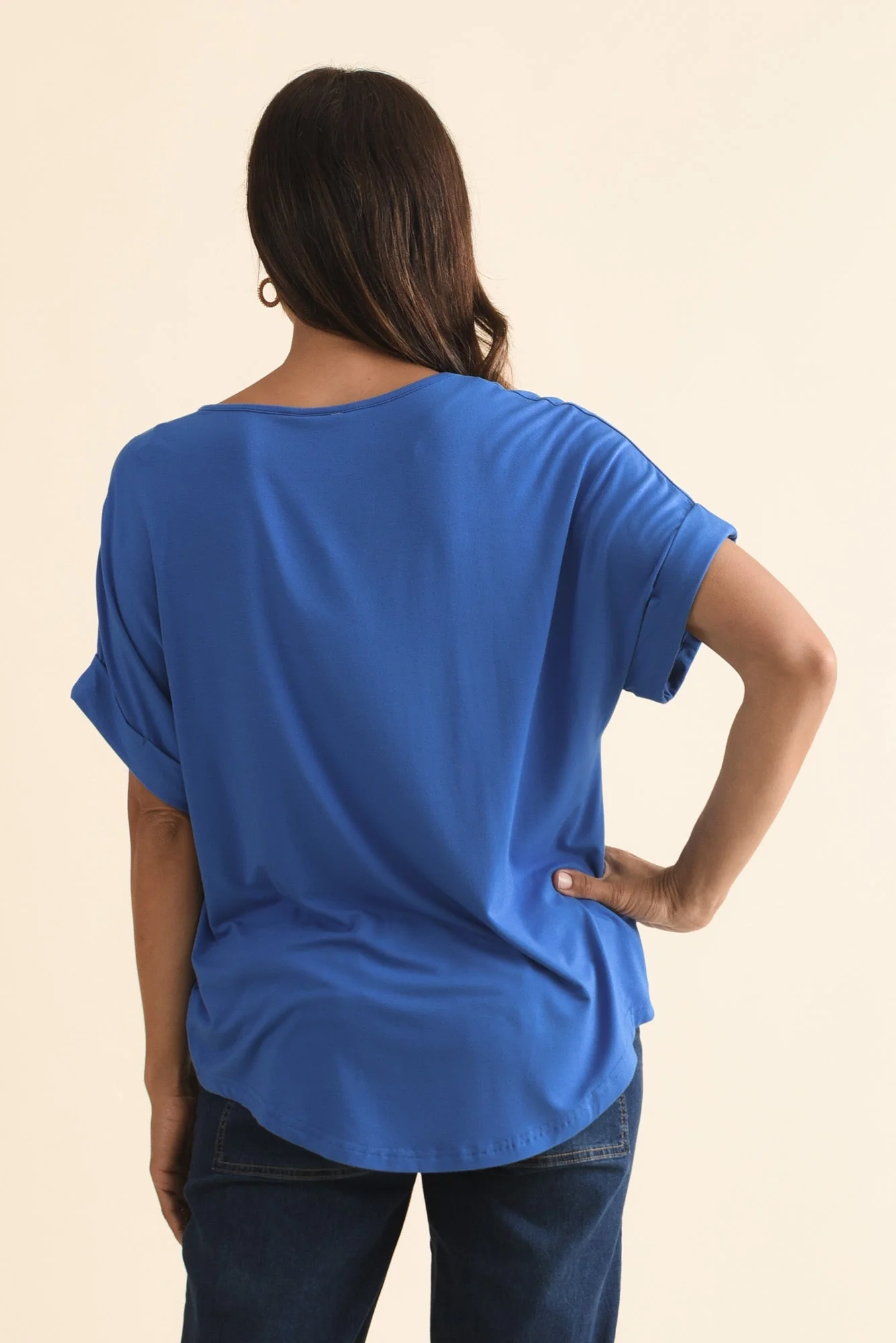 Talullah Blue Bamboo Top - Image 4