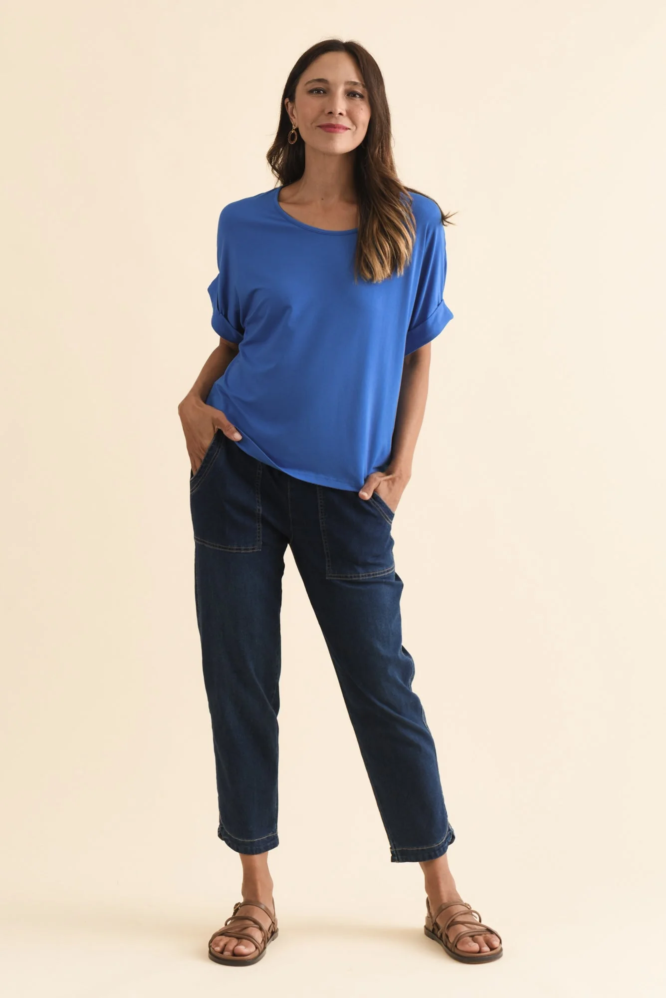 Talullah Blue Bamboo Top - Image 6