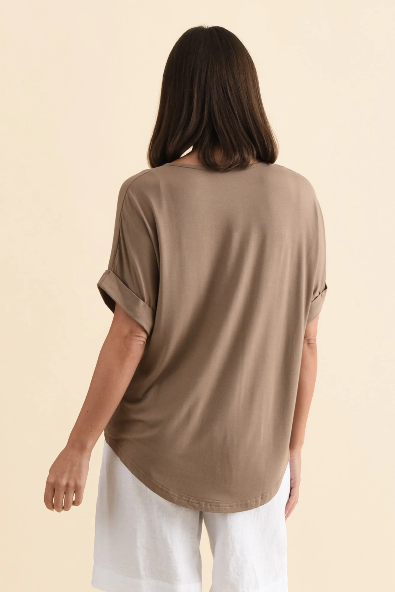 Talullah Mocha Bamboo Top - Image 4