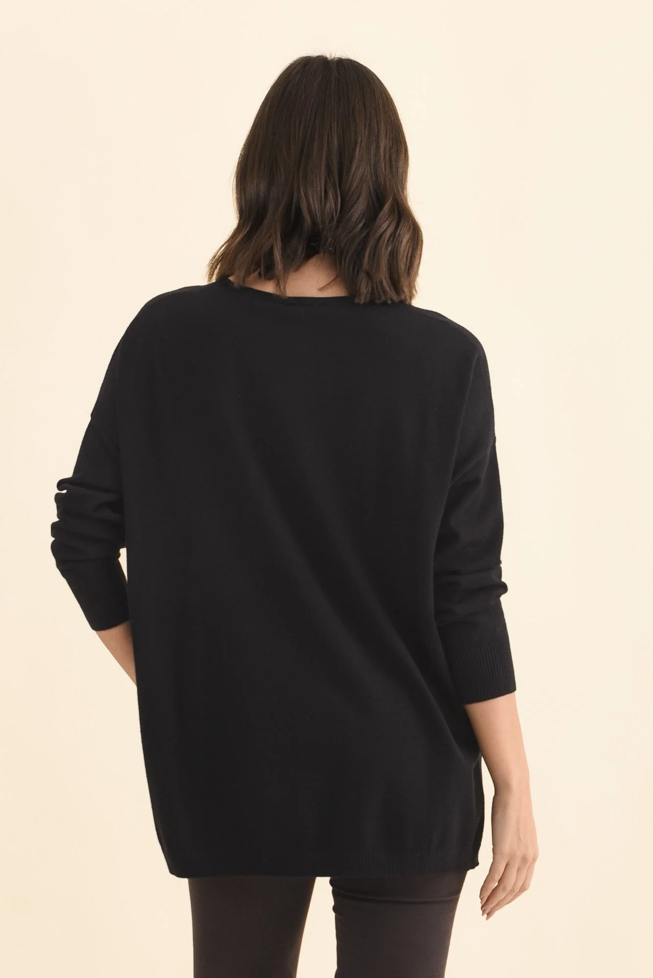 Tanner Black Knit Jumper - Image 4
