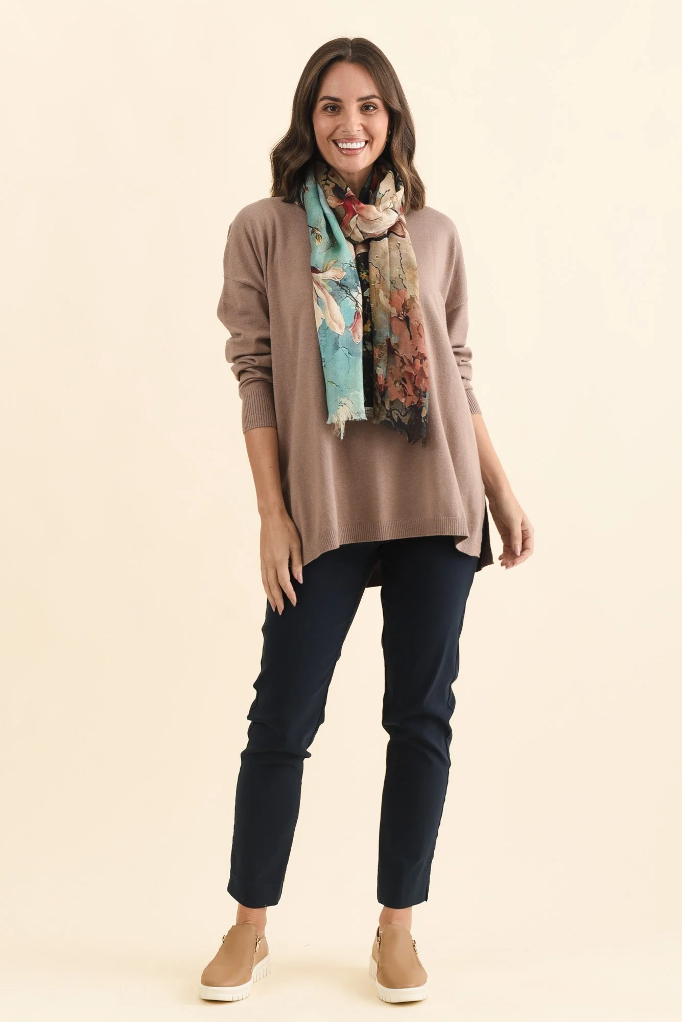 Tanner Mocha Knit Jumper - Image 3