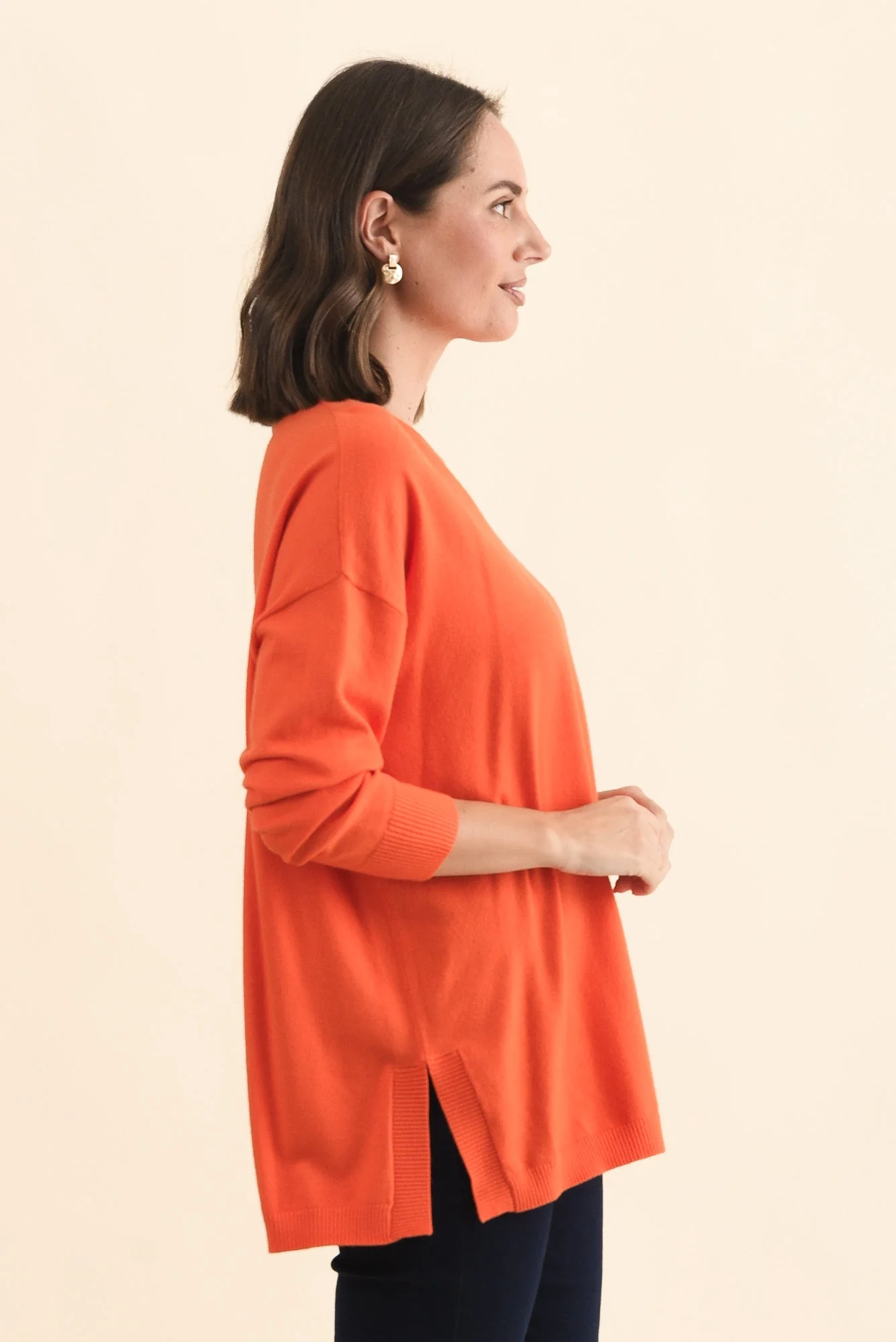 Tanner Orange Knit Sweater - Image 4