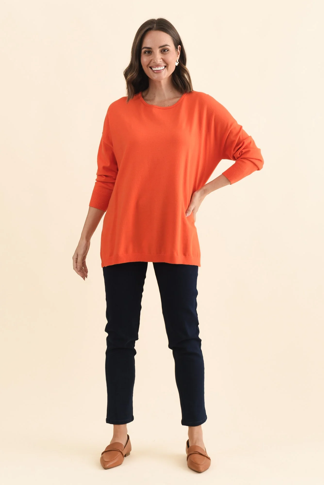 Tanner Orange Knit Sweater - Image 7