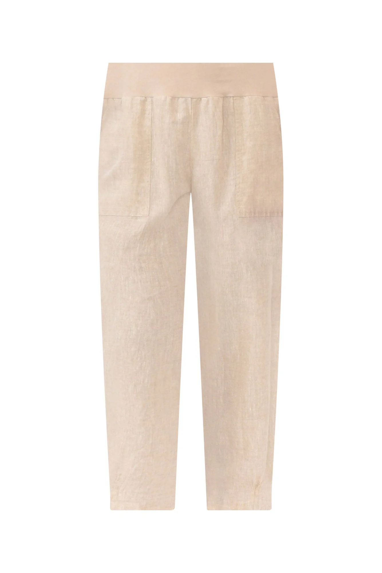 Tatum Beige Linen Pants - Image 7
