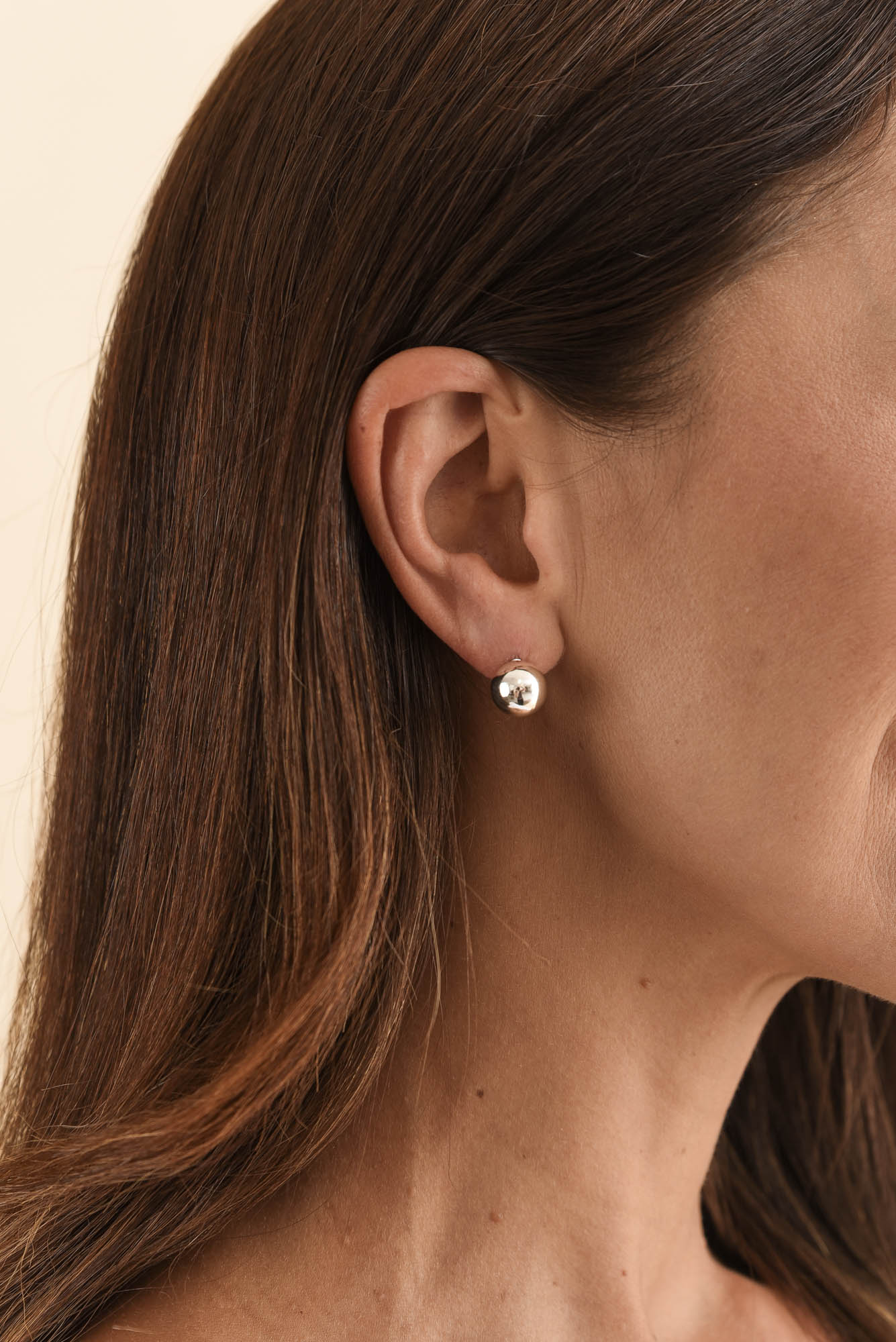 Tommy Silver Stud Earrings - Image 2
