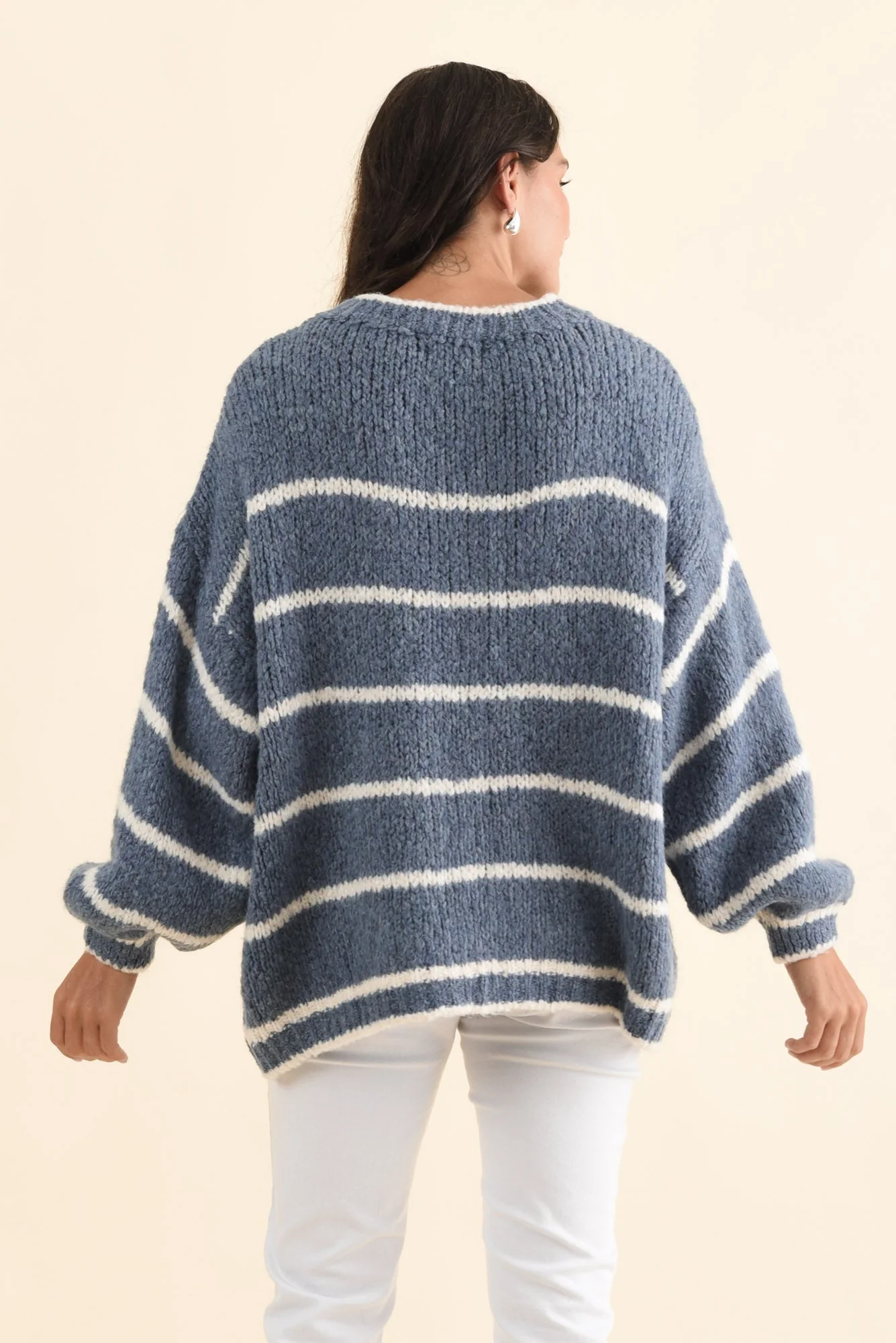 Tonya Steel Stripe Knit Jumper - Image 4