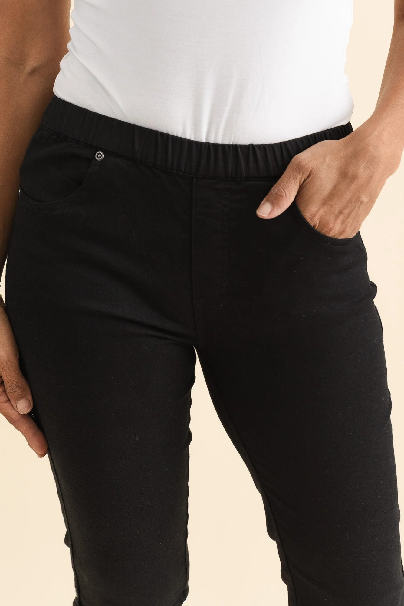 Tora Black Stretch Shorts - Image 5