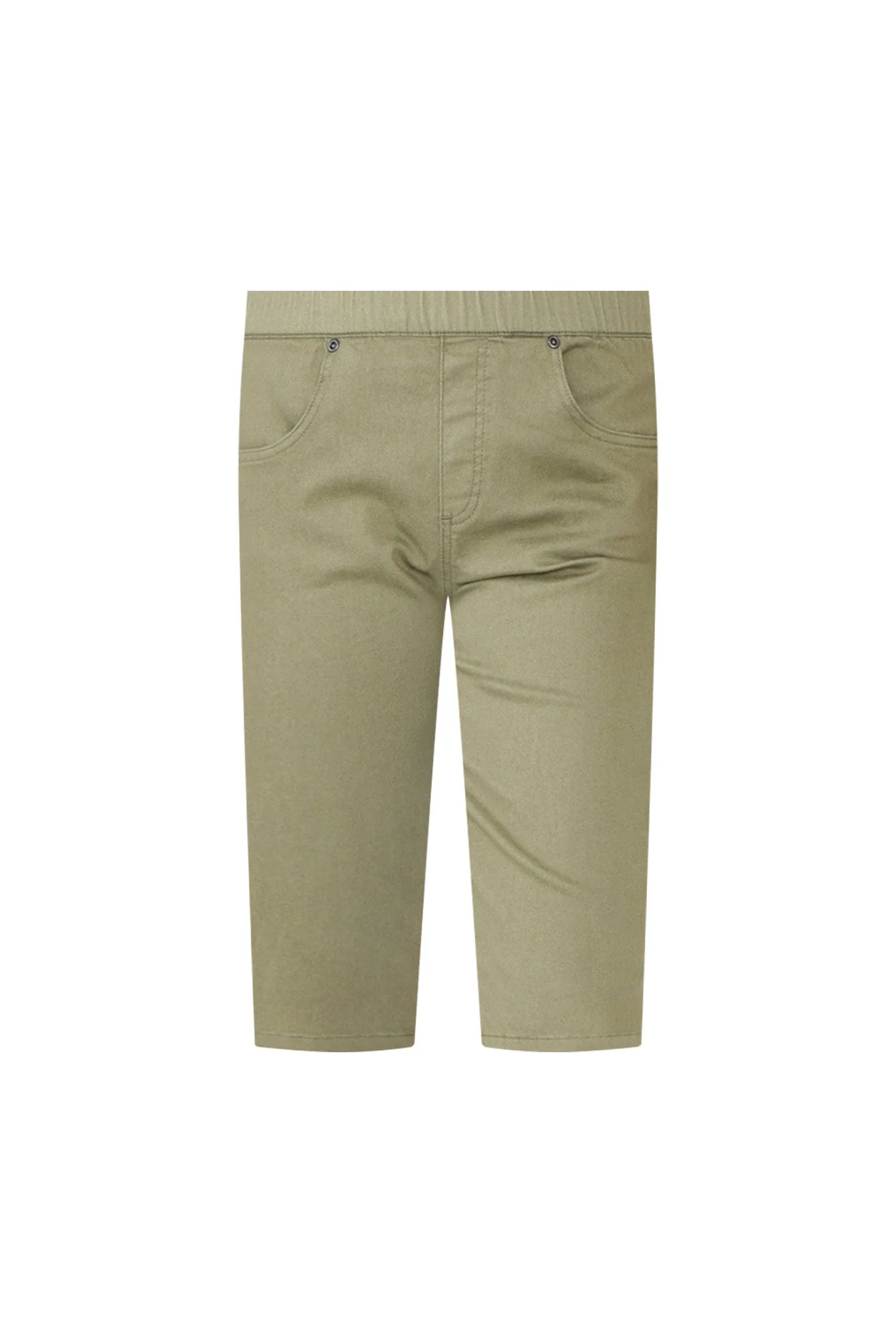Tora Khaki Stretch Shorts - Image 2