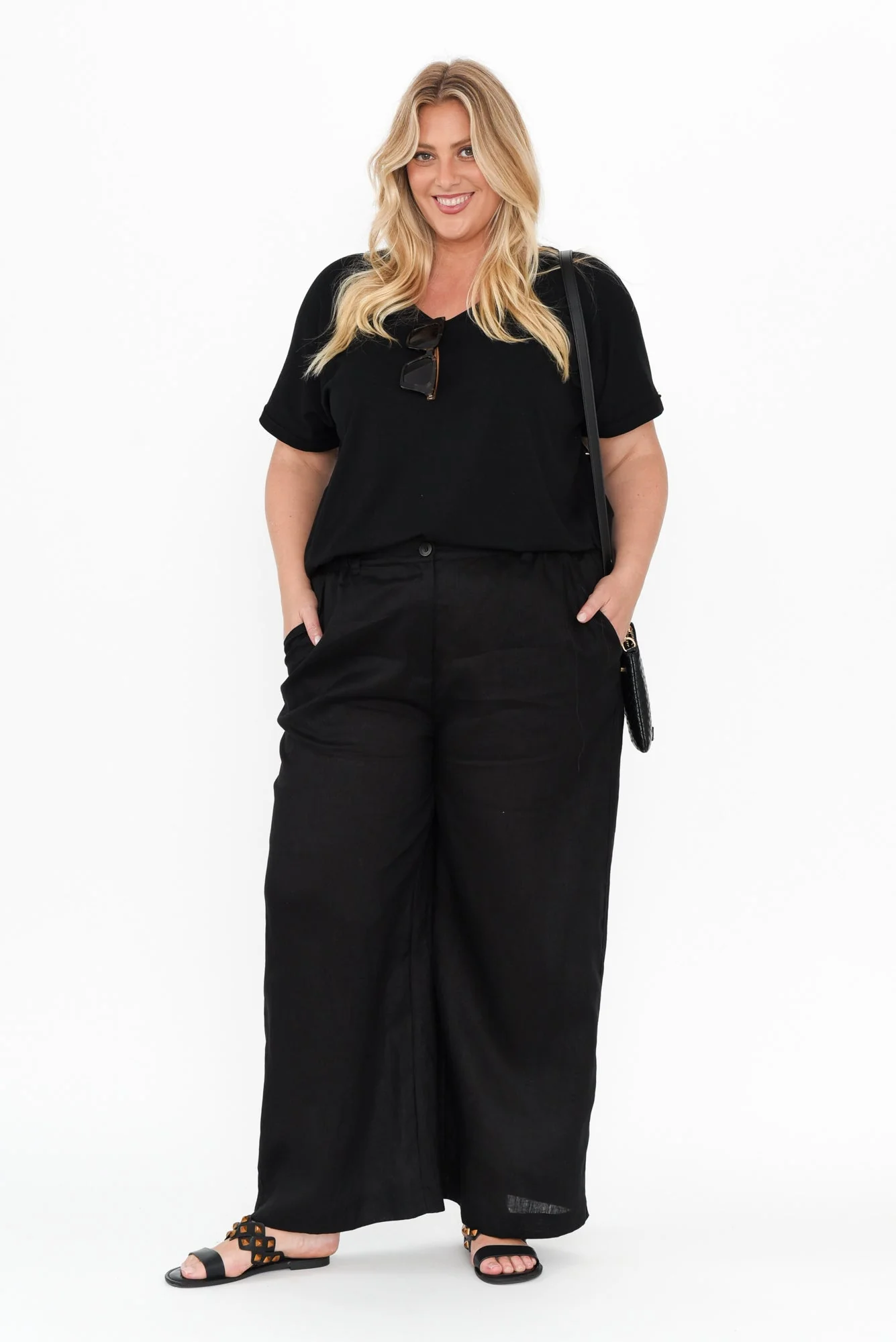 Toronto Black Cotton Tee - Image 9