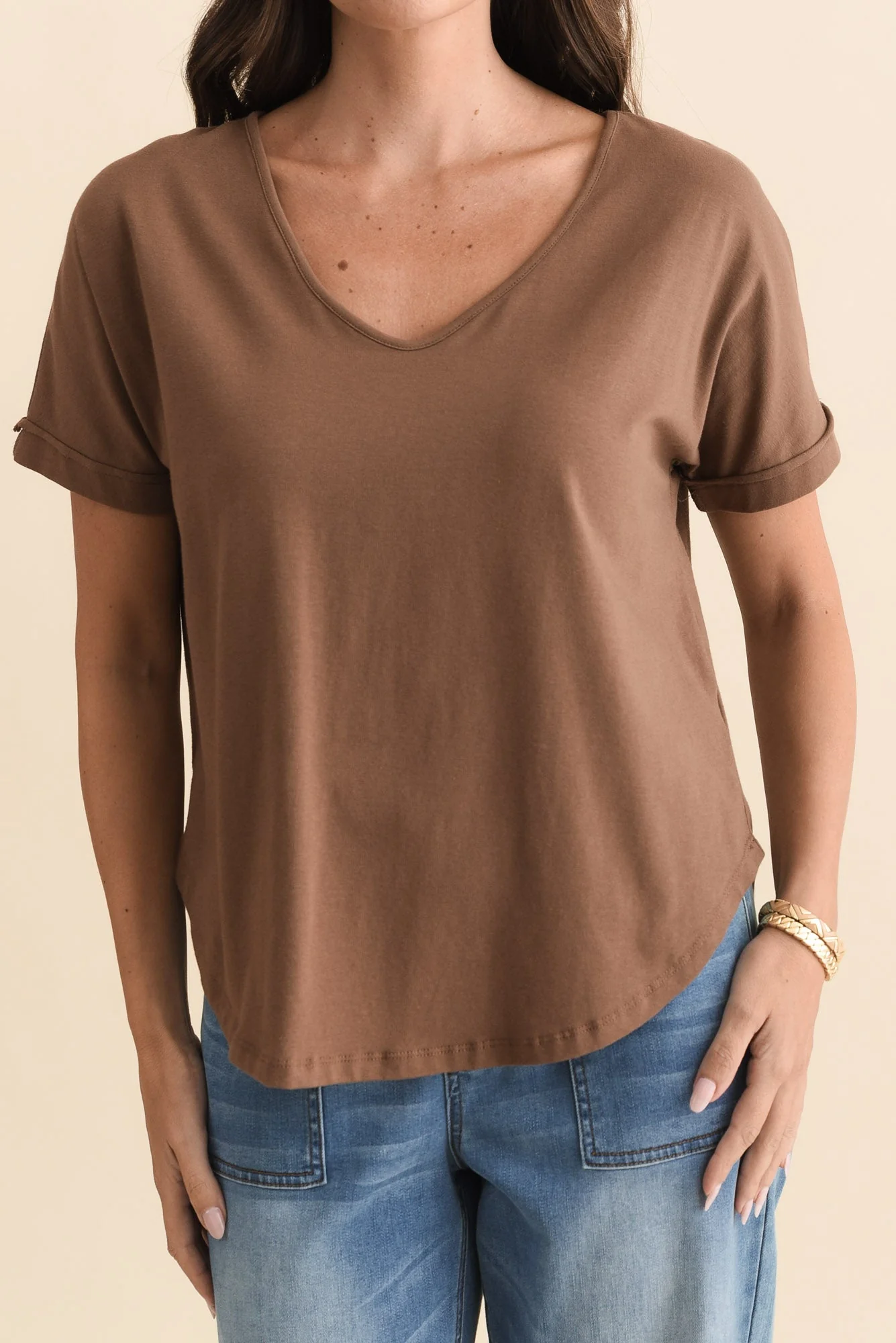 Toronto Chocolate Cotton Tee - Image 5