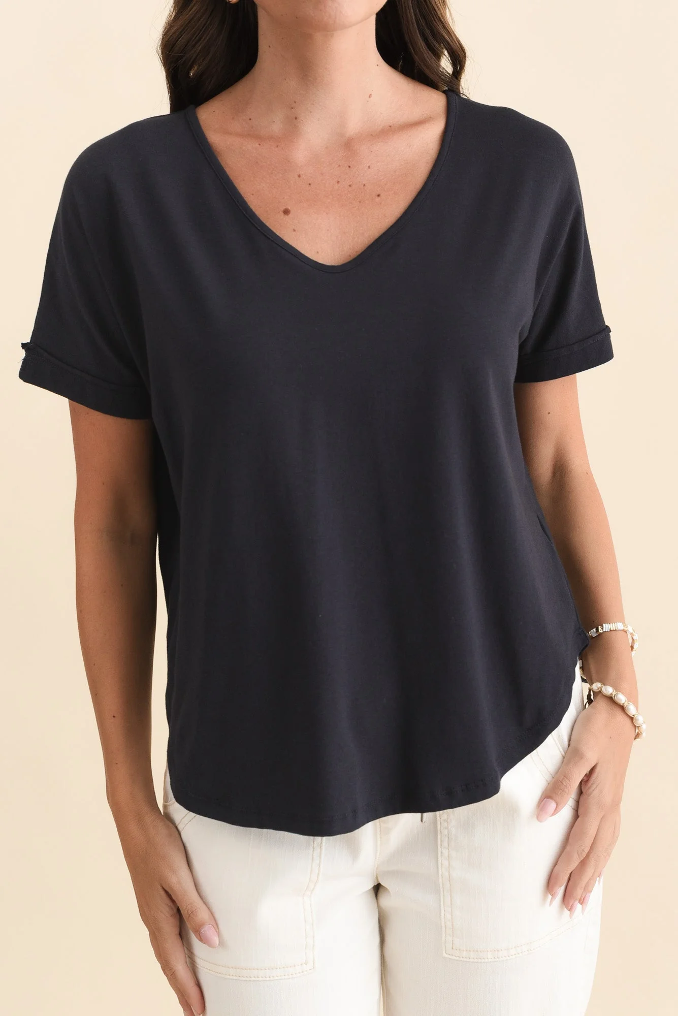 Toronto Navy Cotton Tee - Image 6