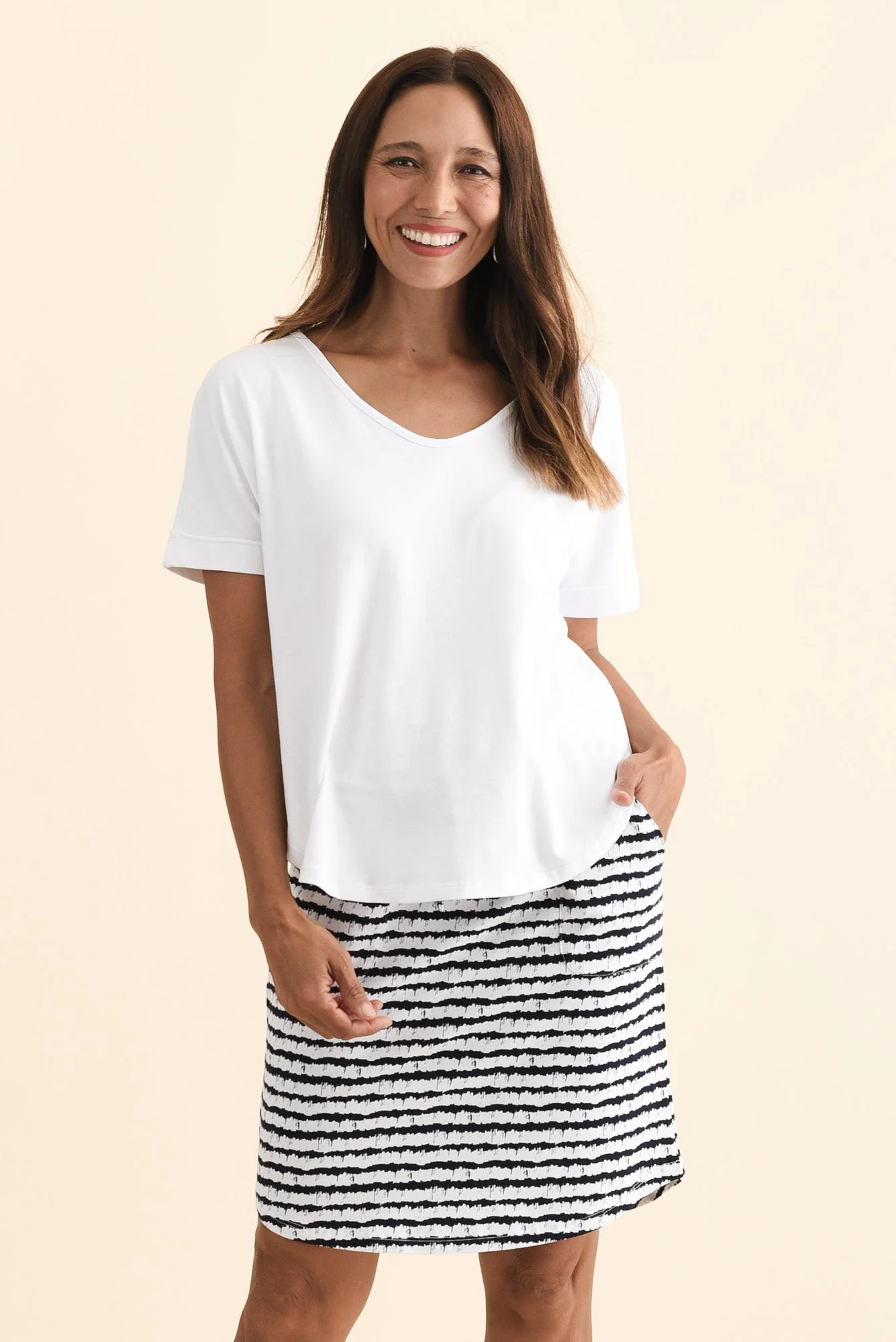 Toronto White Cotton Tee - Image 2