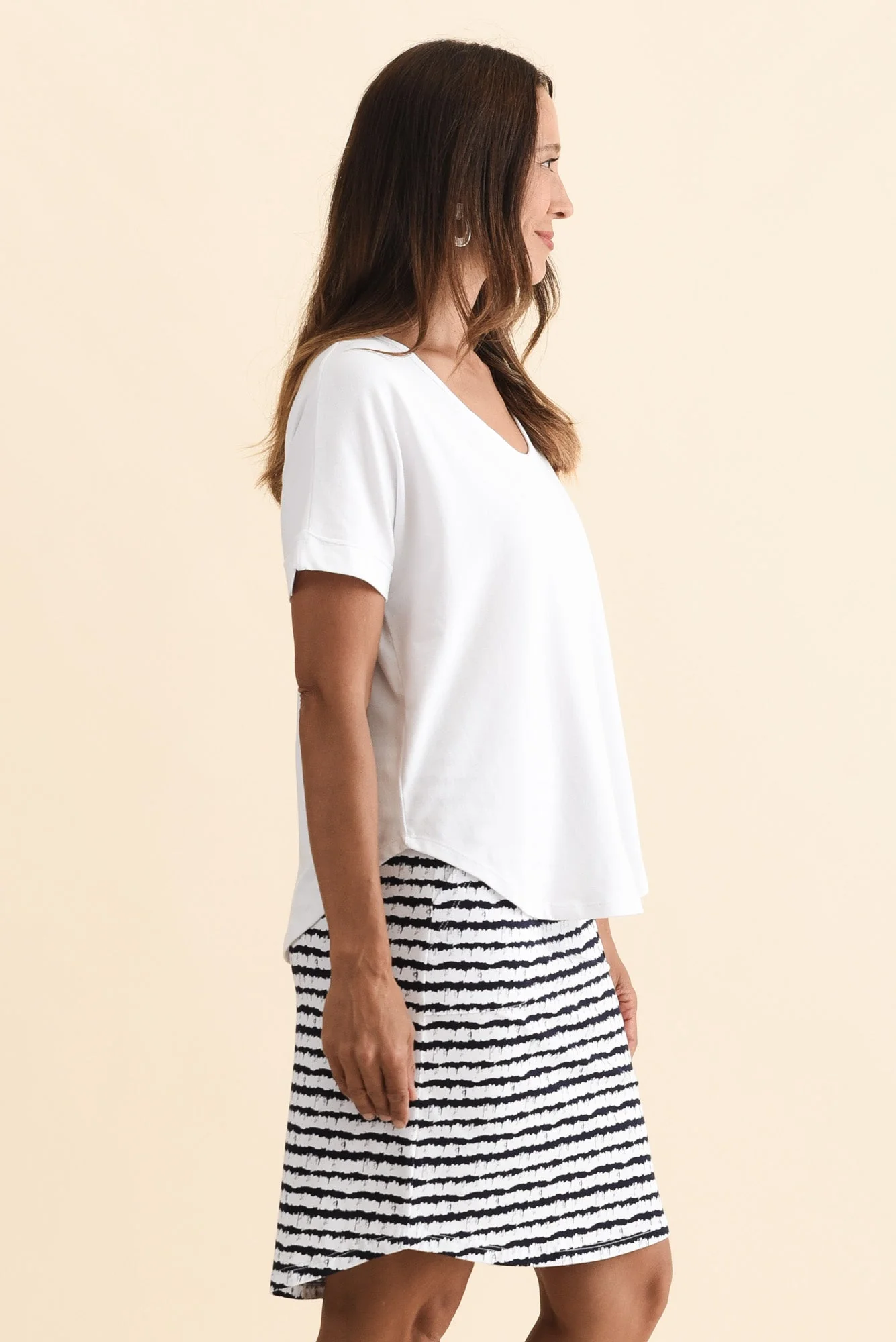 Toronto White Cotton Tee - Image 4