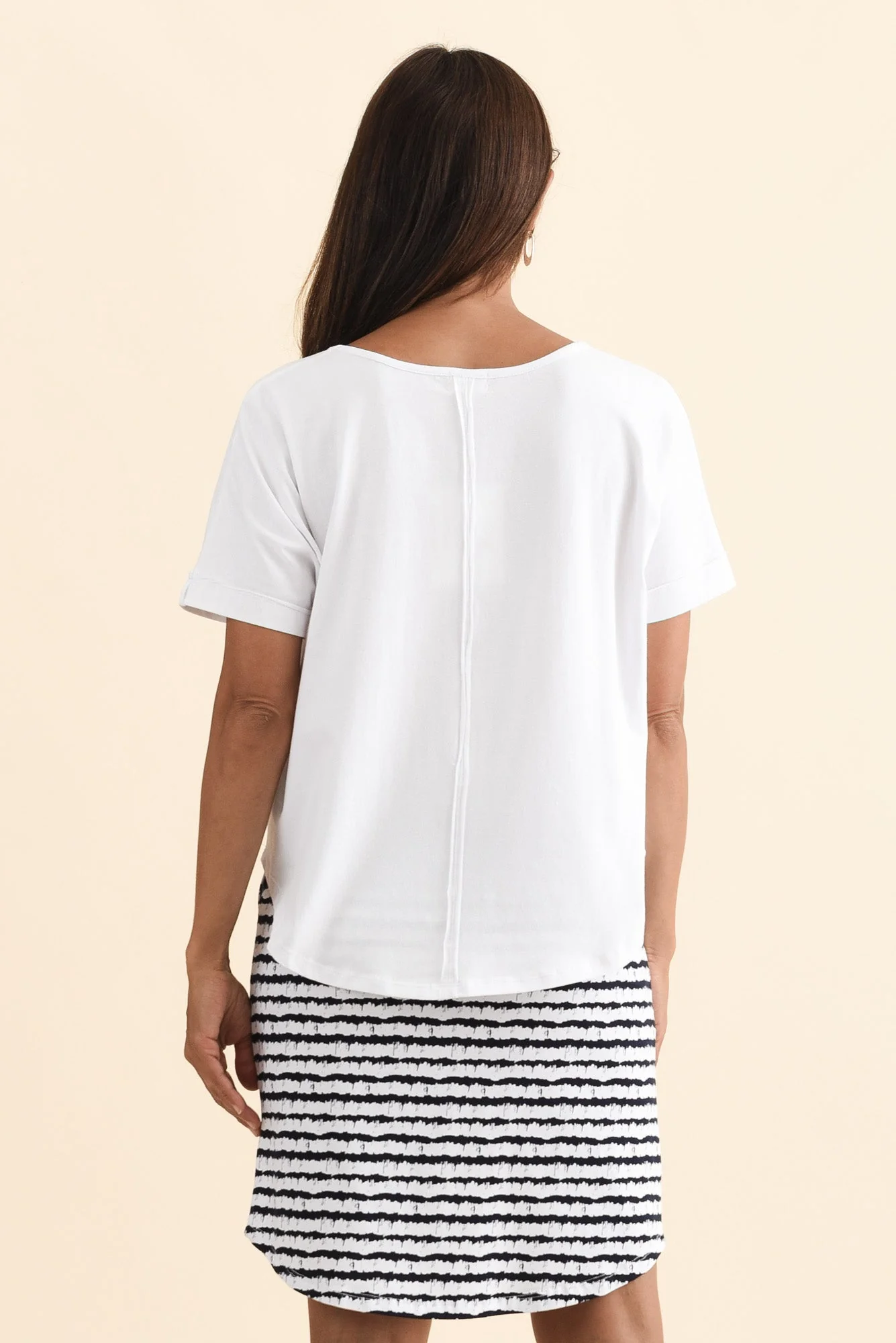 Toronto White Cotton Tee - Image 5