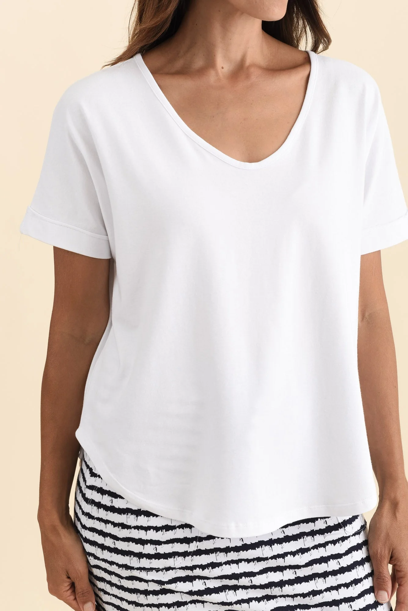 Toronto White Cotton Tee - Image 6