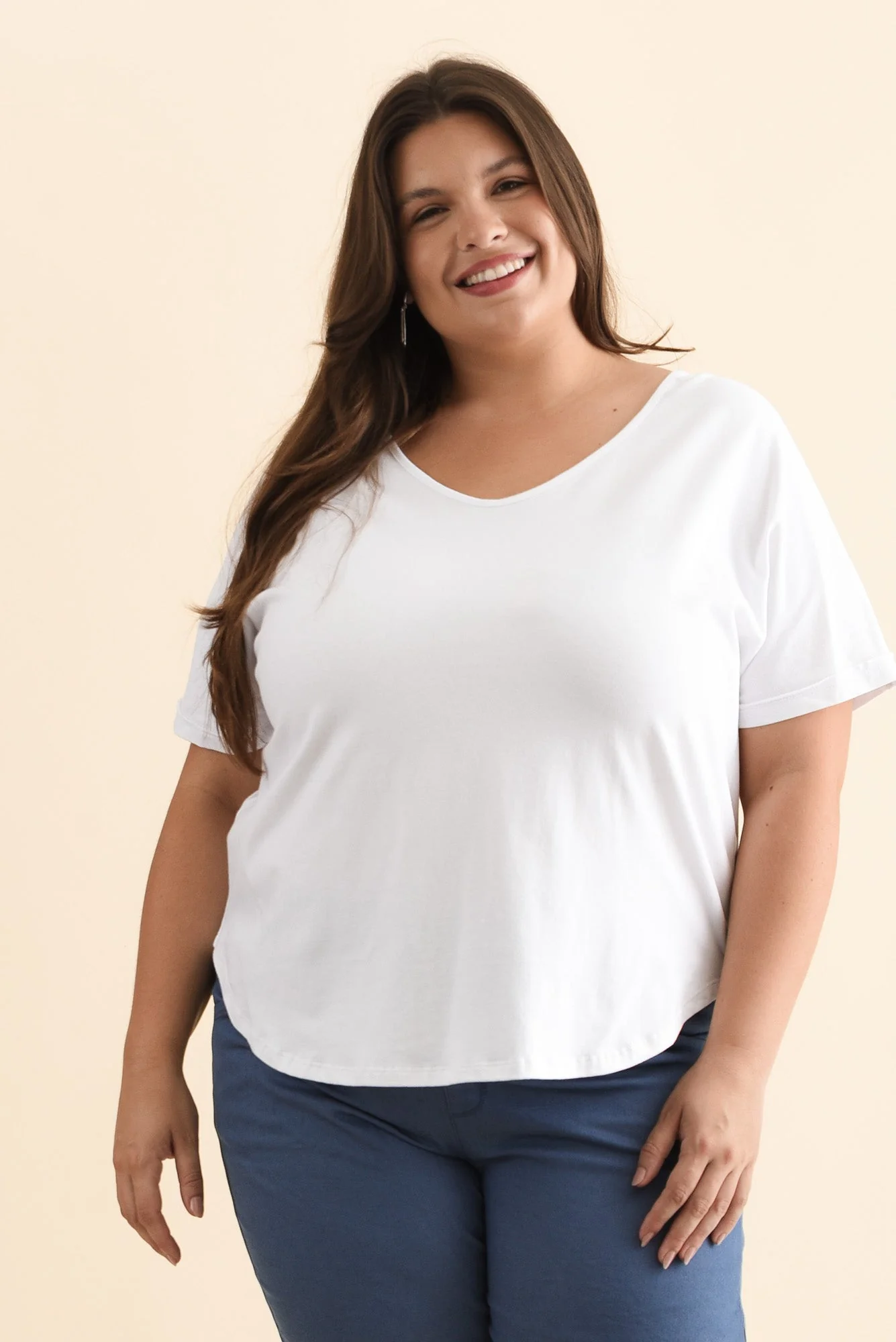 Toronto White Cotton Tee - Image 8