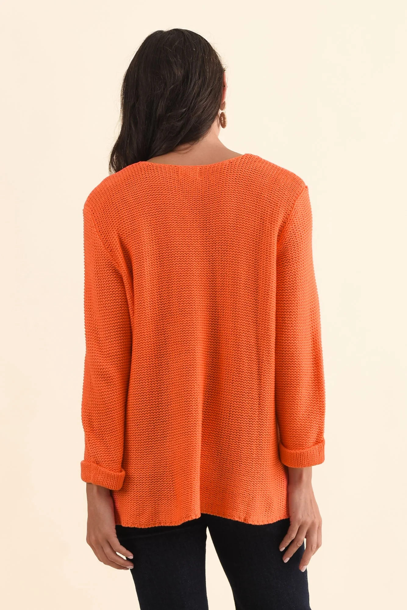 Toulouse Orange Cotton Jumper - Image 4