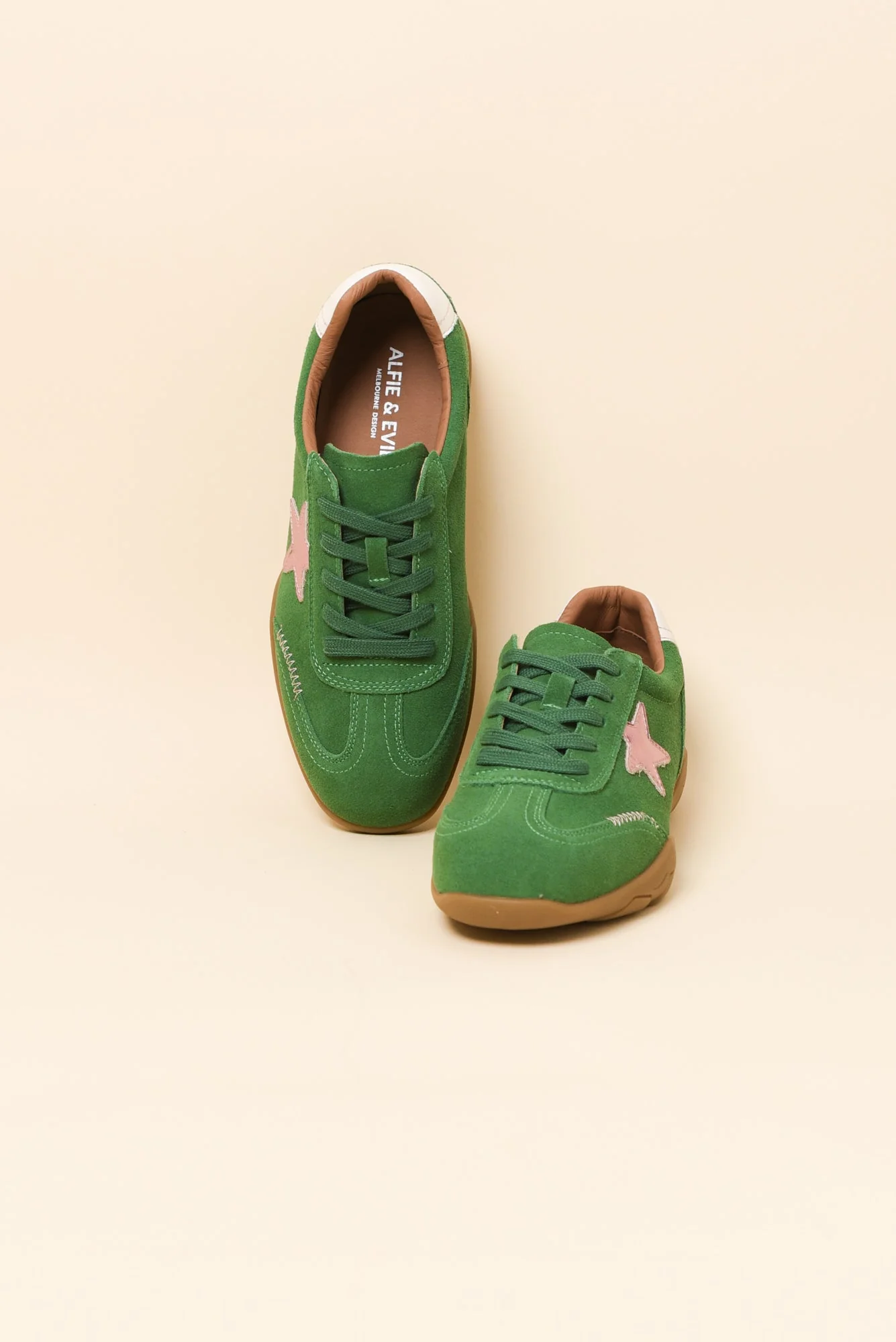Truce Green Star Suede Sneaker - Image 2