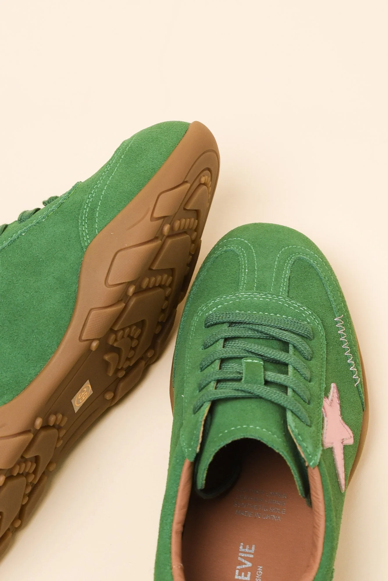 Truce Green Star Suede Sneaker - Image 3