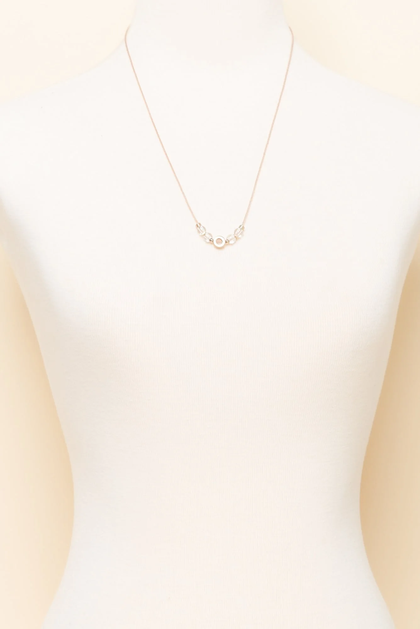 Valera Gold Beaded Necklace - Image 2