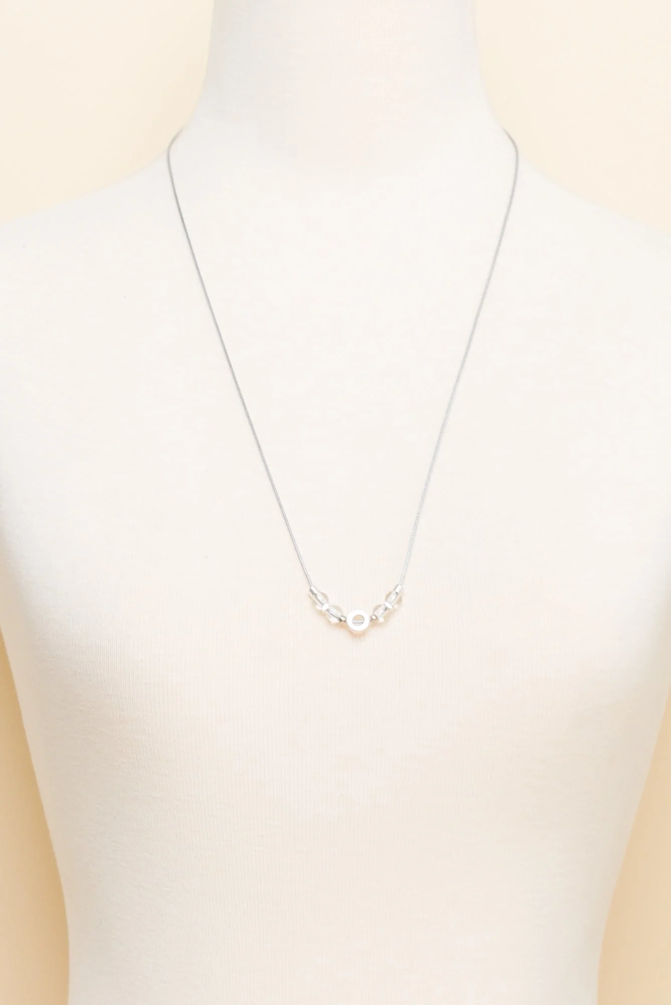 Valera Silver Beaded Necklace - Image 2