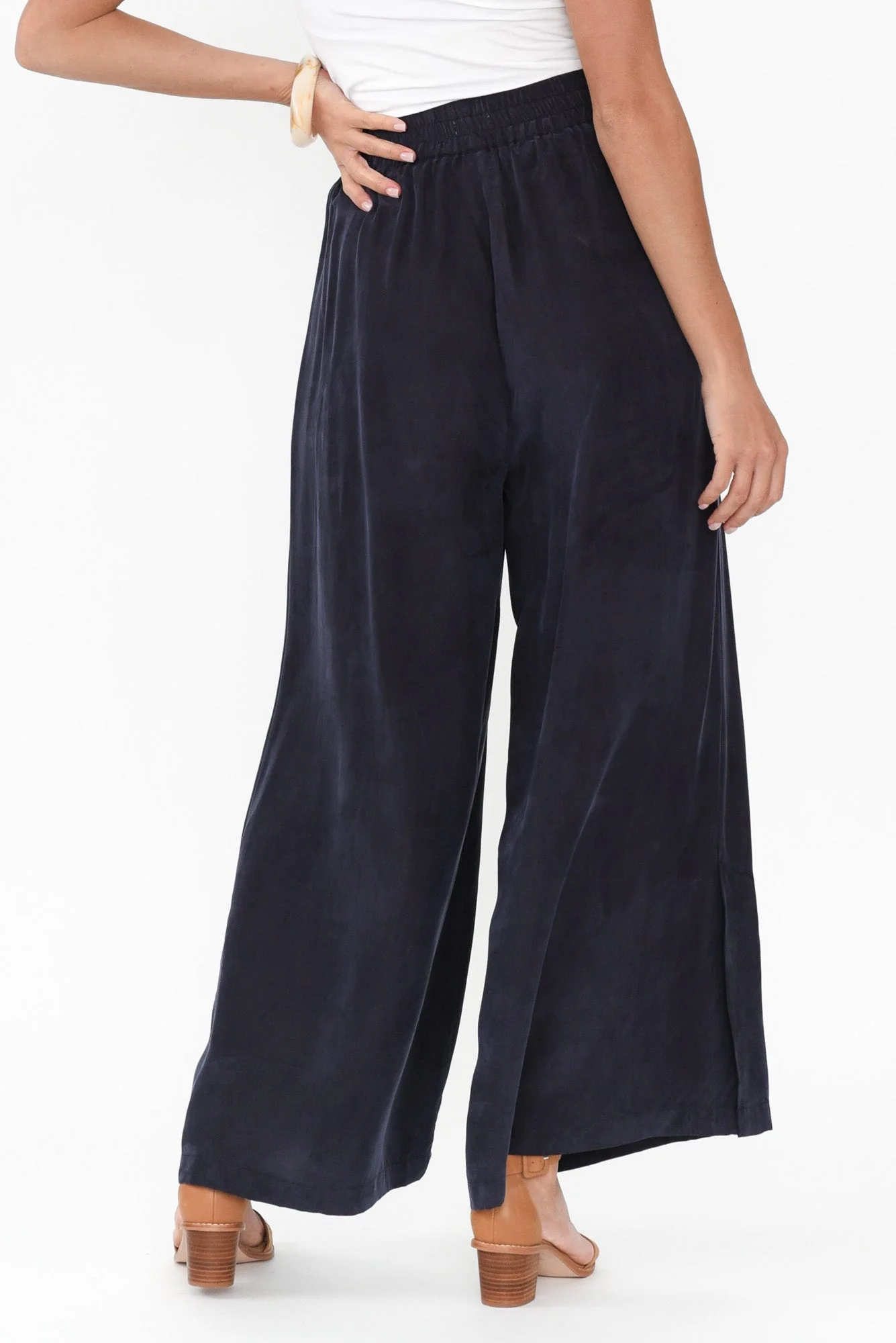 Vault Navy Cupro Pants - Image 5