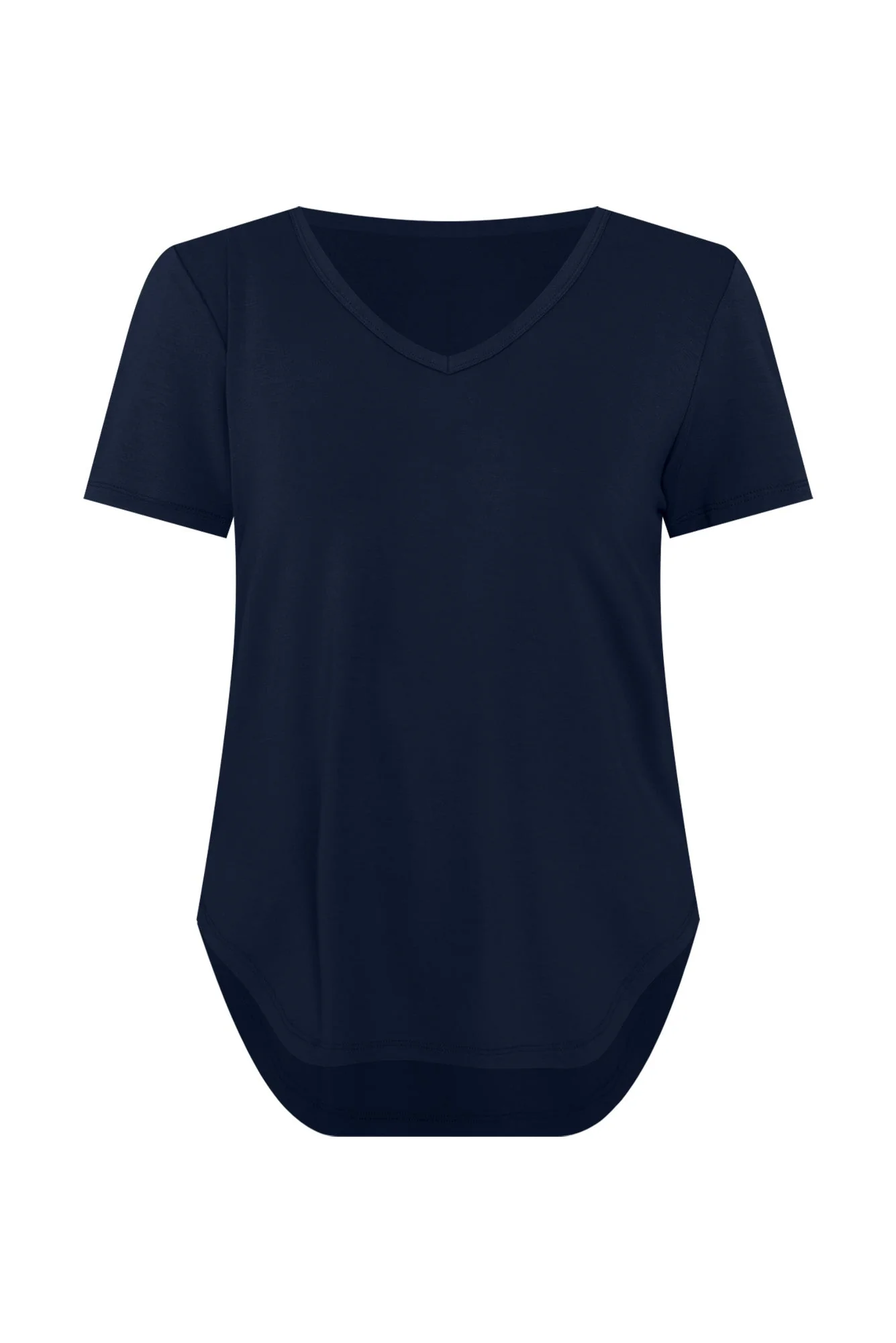Veronica Navy Bamboo Tee - Image 6