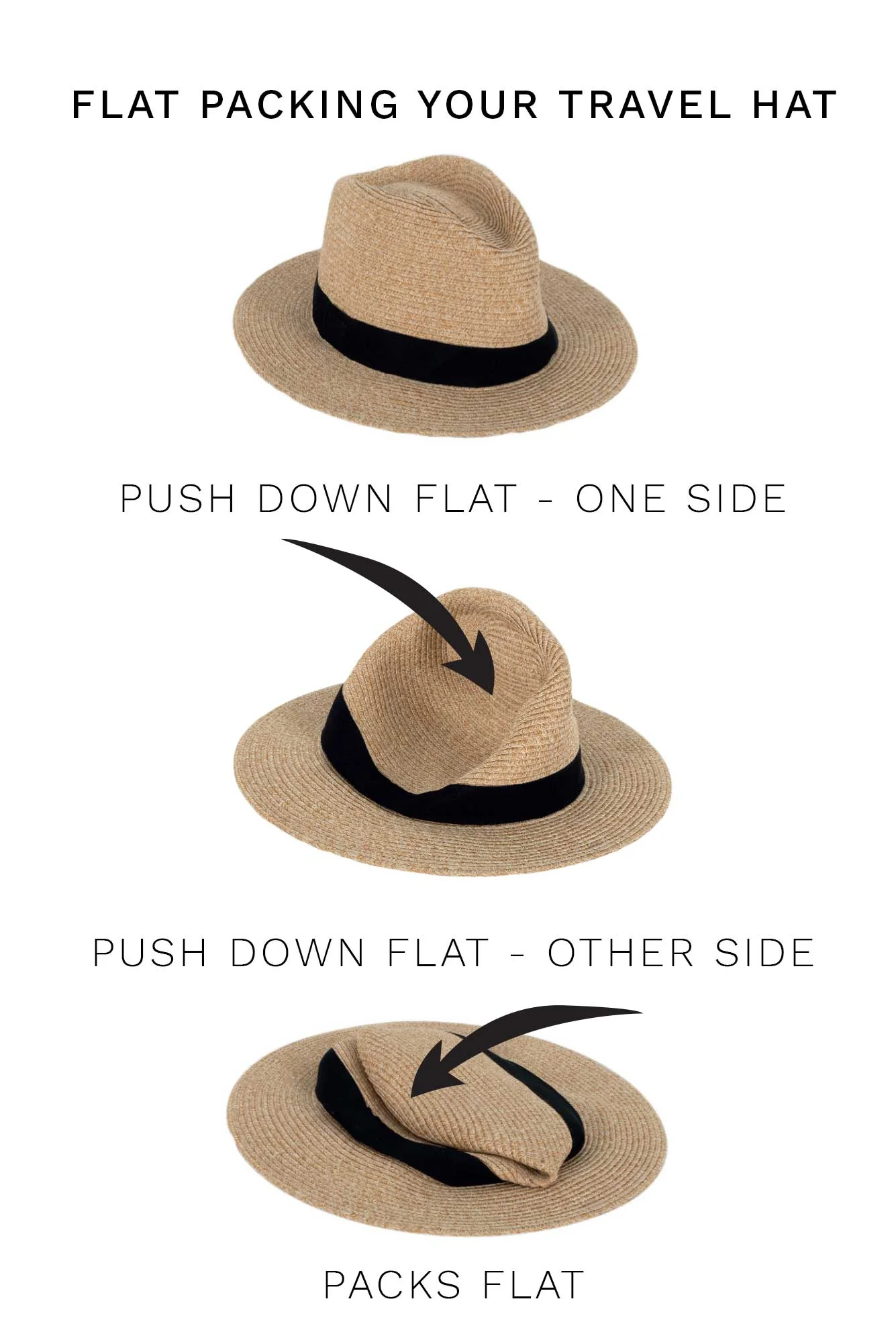 Voyager Caramel Travel Fedora - Image 6