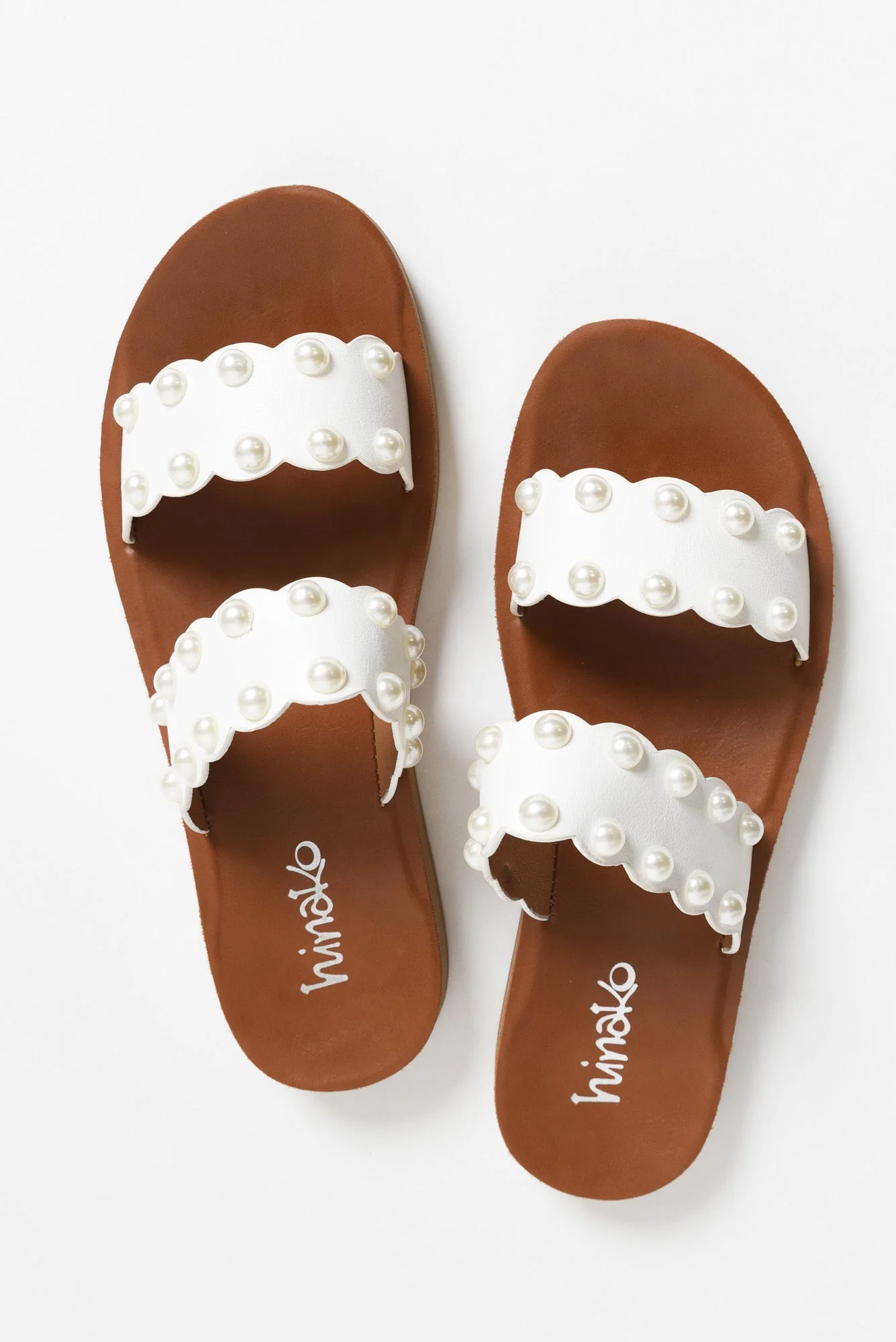 Warner White Pearl Slide - Image 3