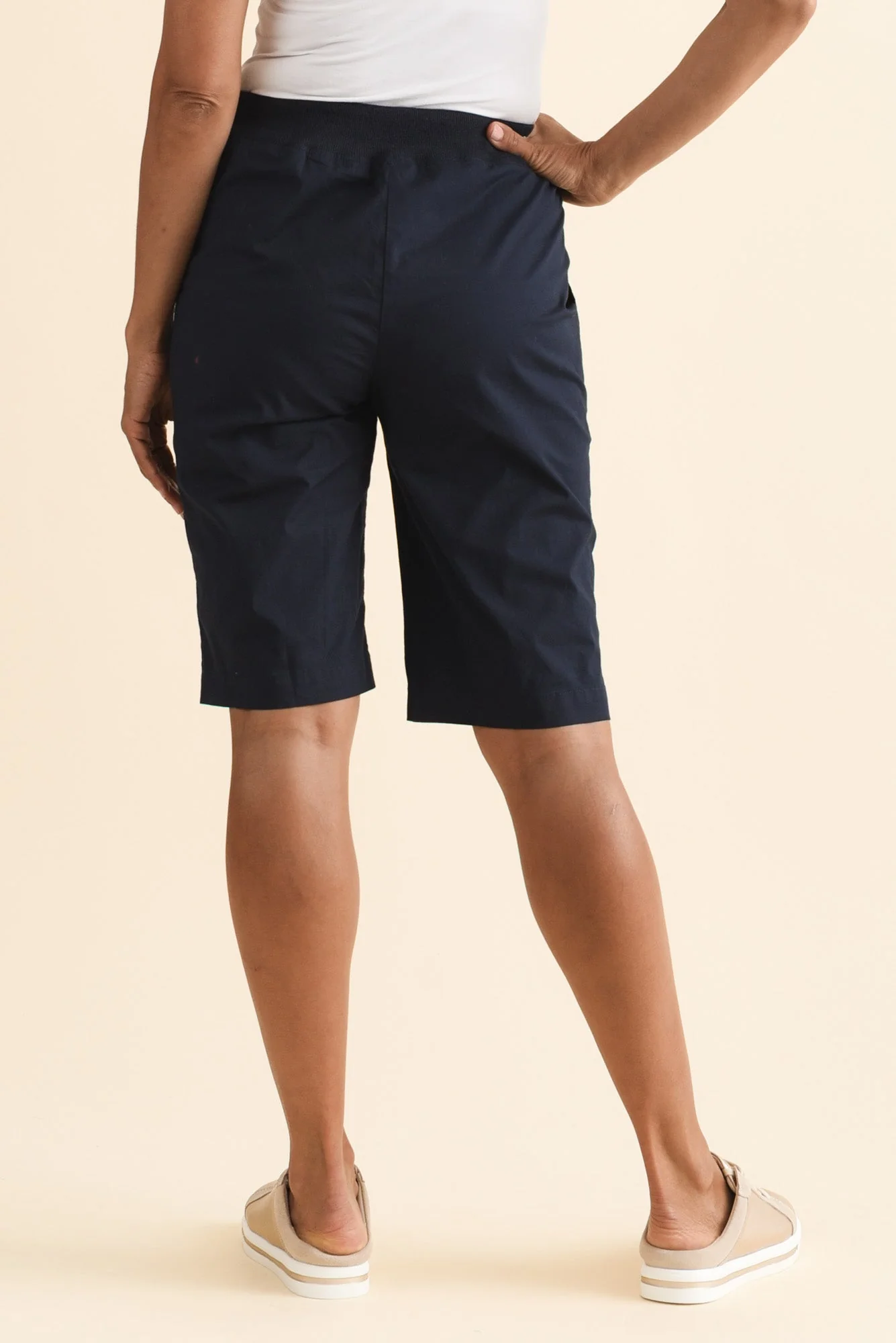 Wilson Navy Cotton Shorts - Image 5
