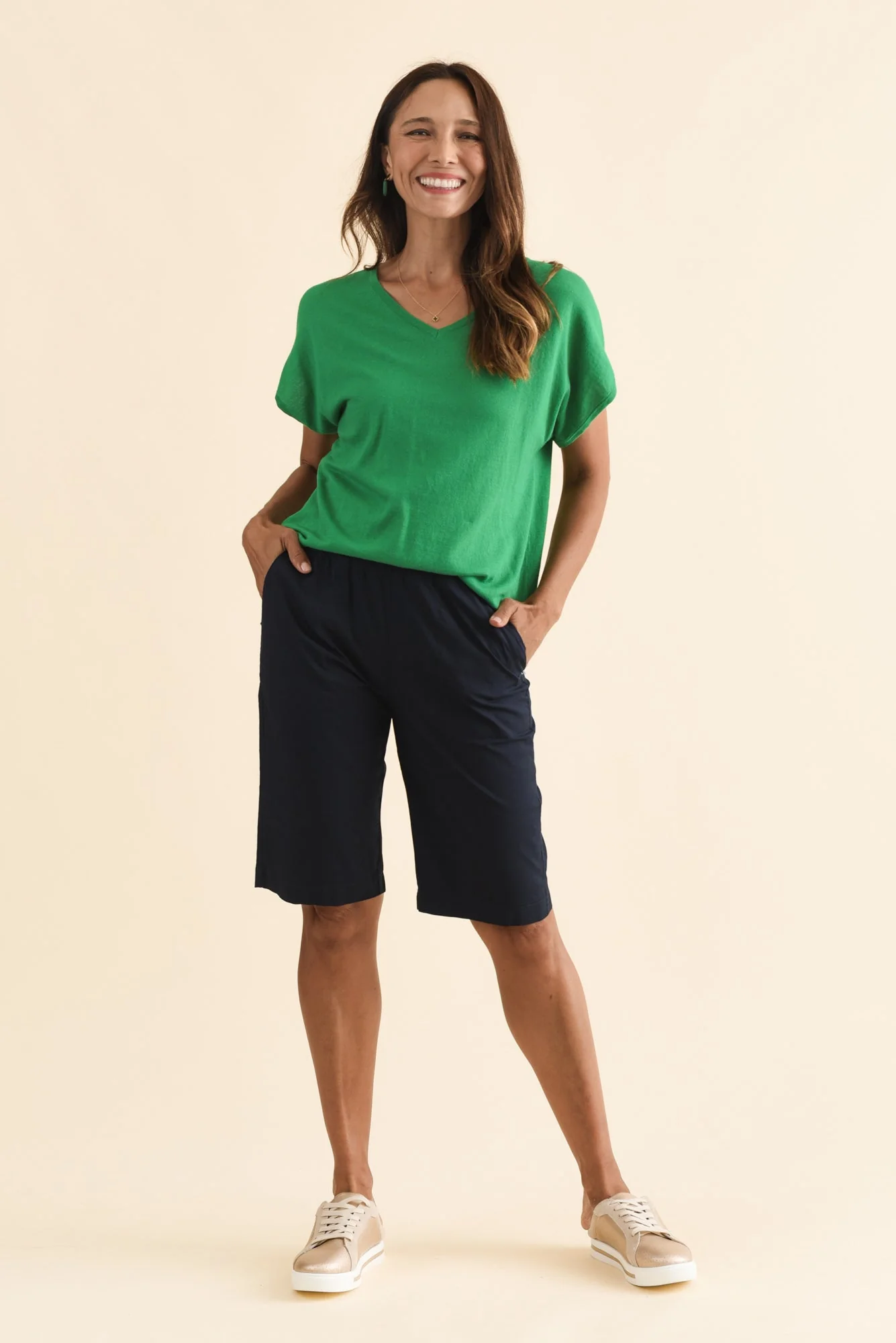 Wilson Navy Cotton Shorts - Image 8