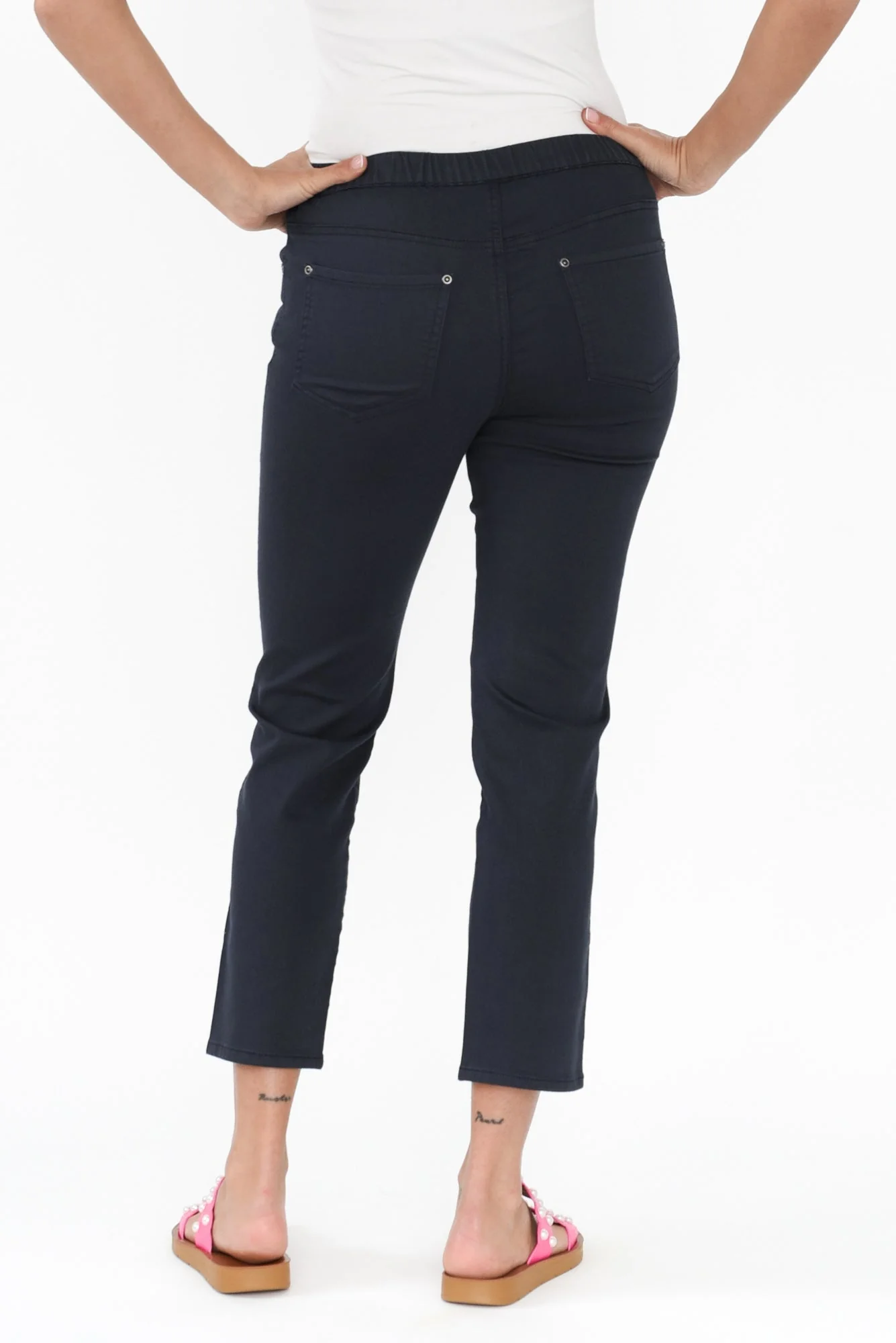 Winslet Navy 7/8 Pants - Image 4
