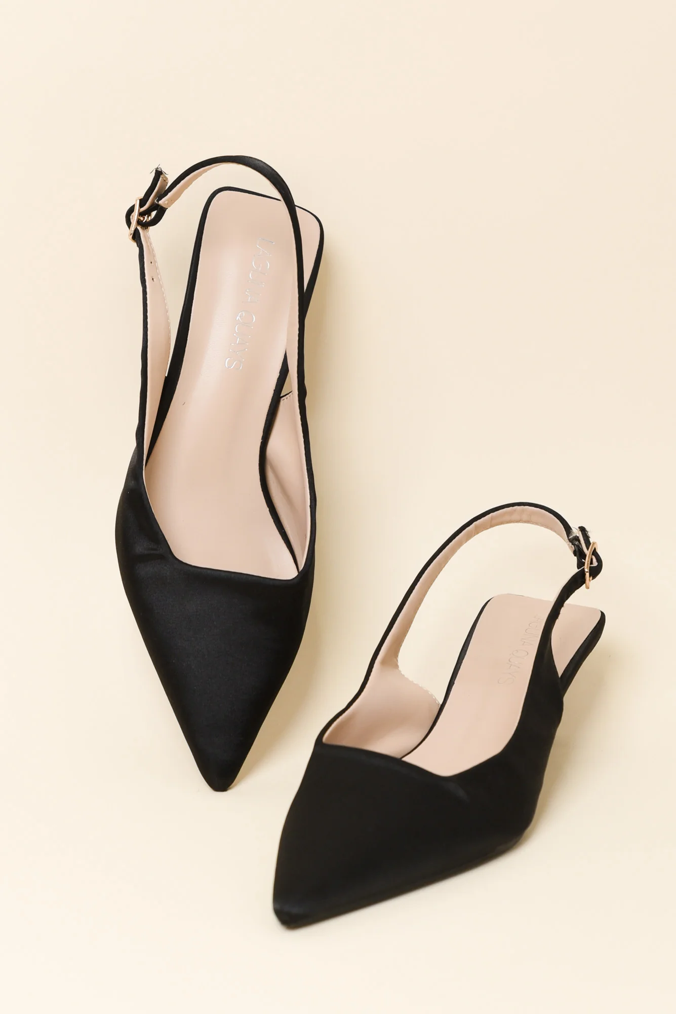 Wizz Black Slingback Heel - Image 2